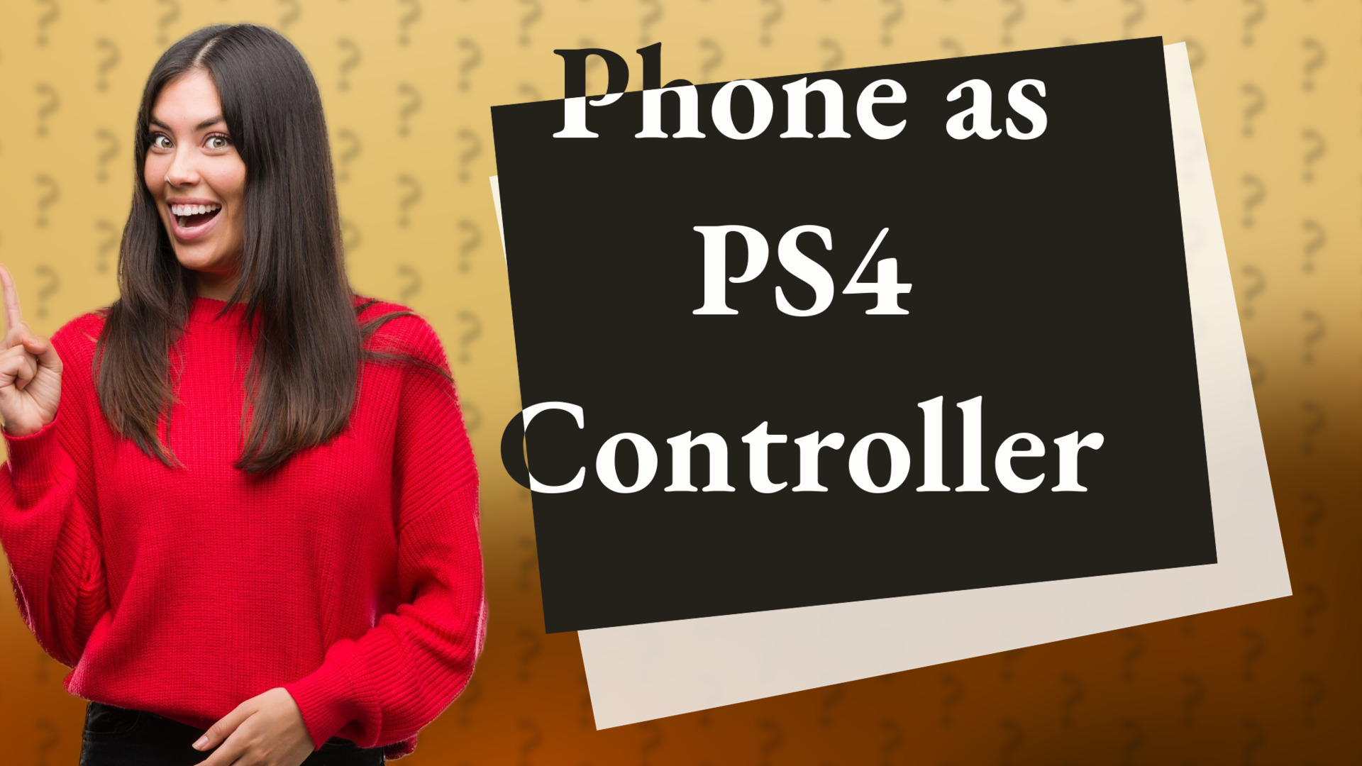 Phone as PS4 Controller