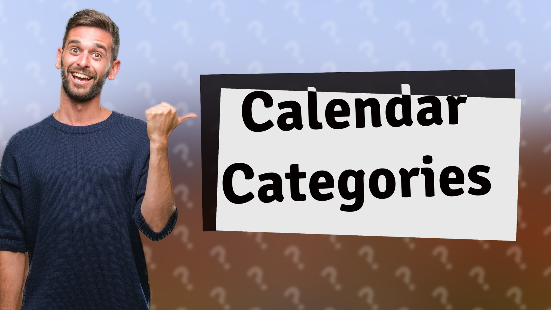 Calendar Categories