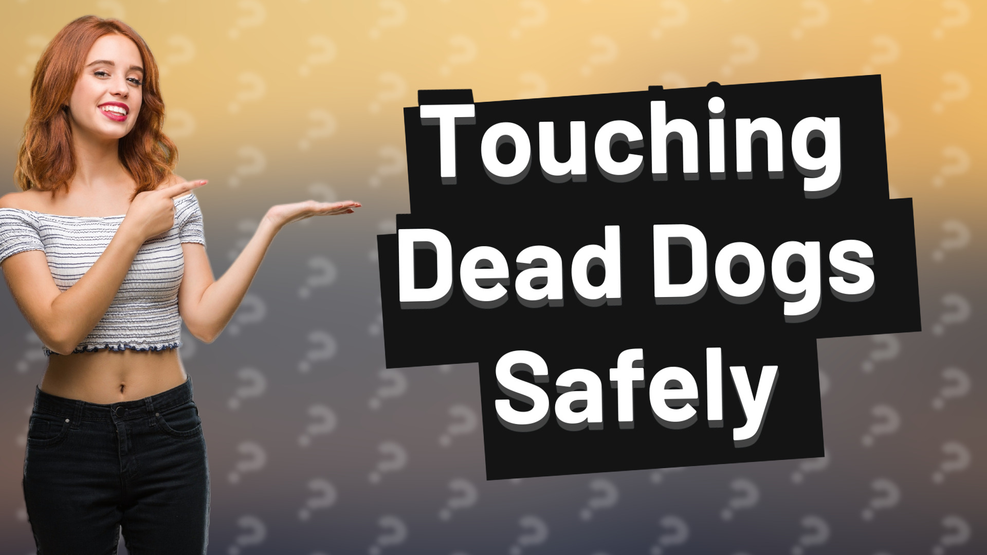 Touching Dead Dogs Safely