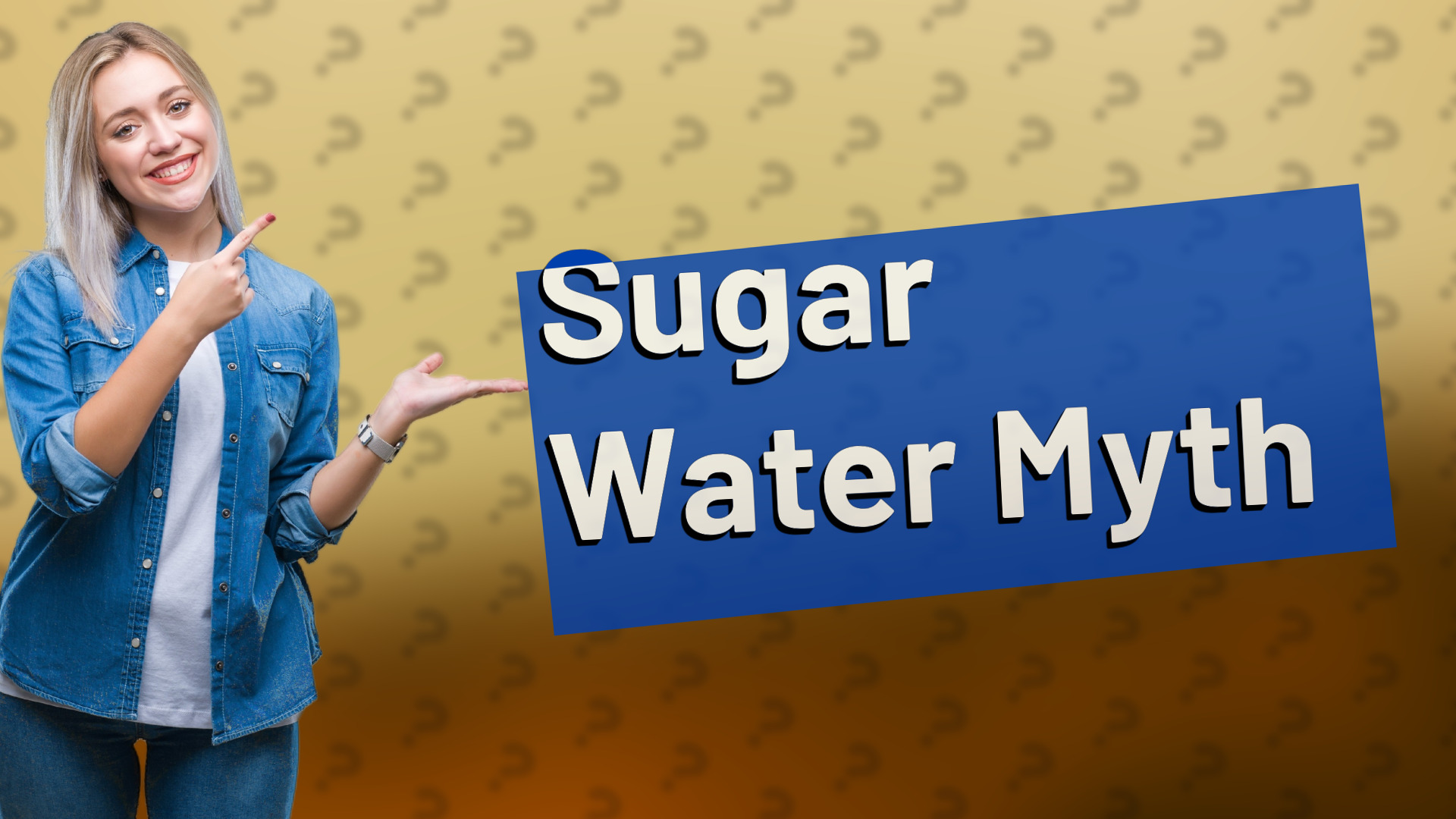 Sugar Water Myth