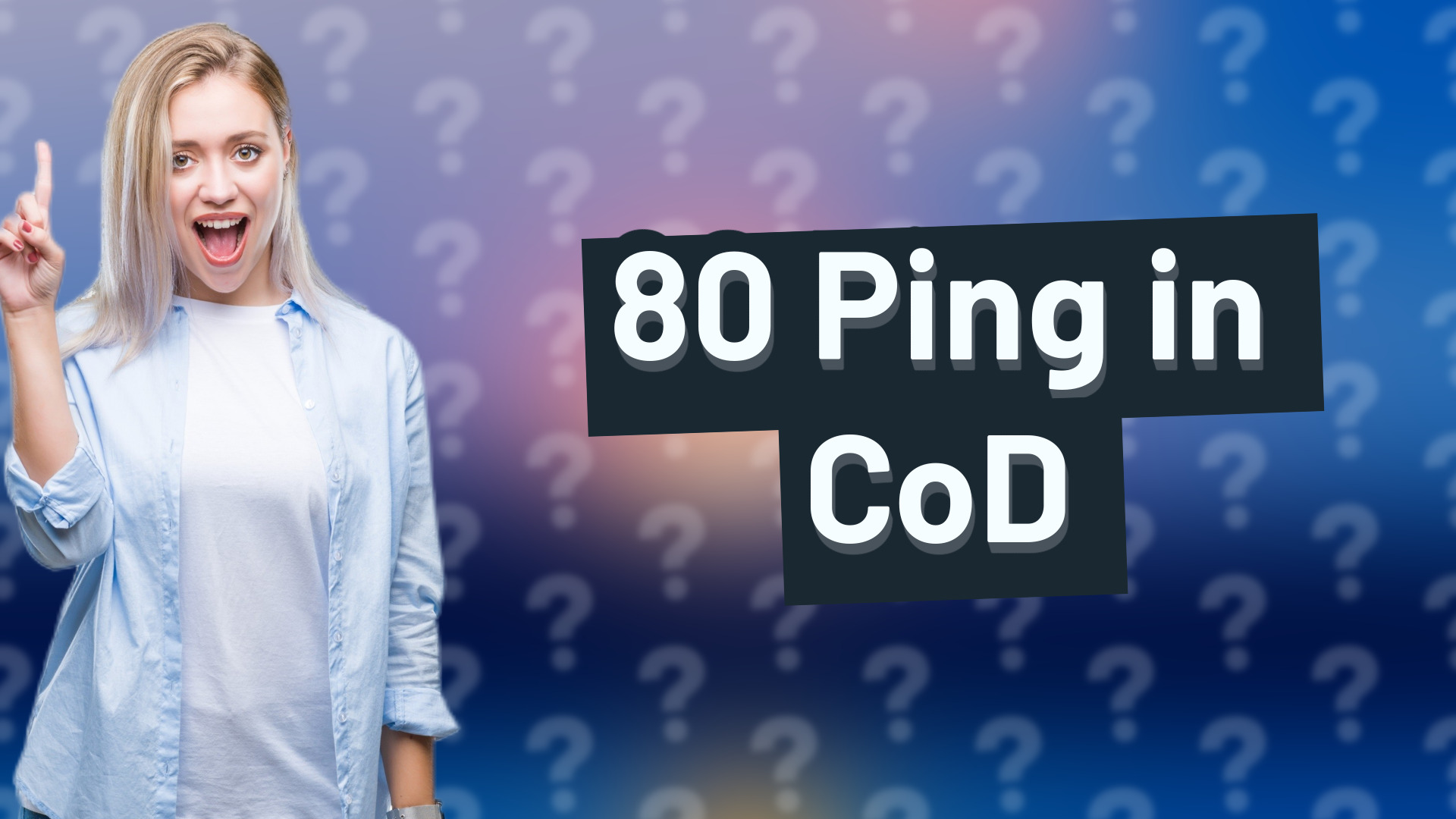 80 Ping in CoD