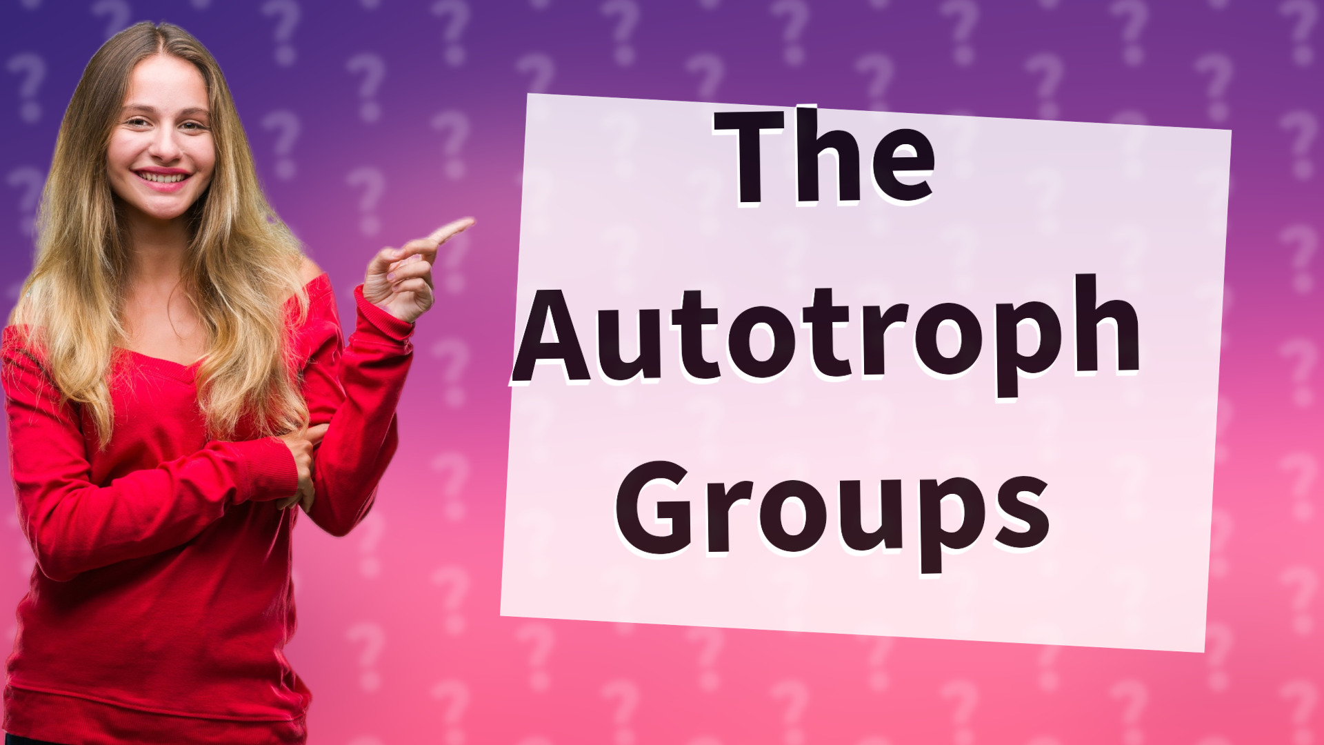 The Autotroph Groups