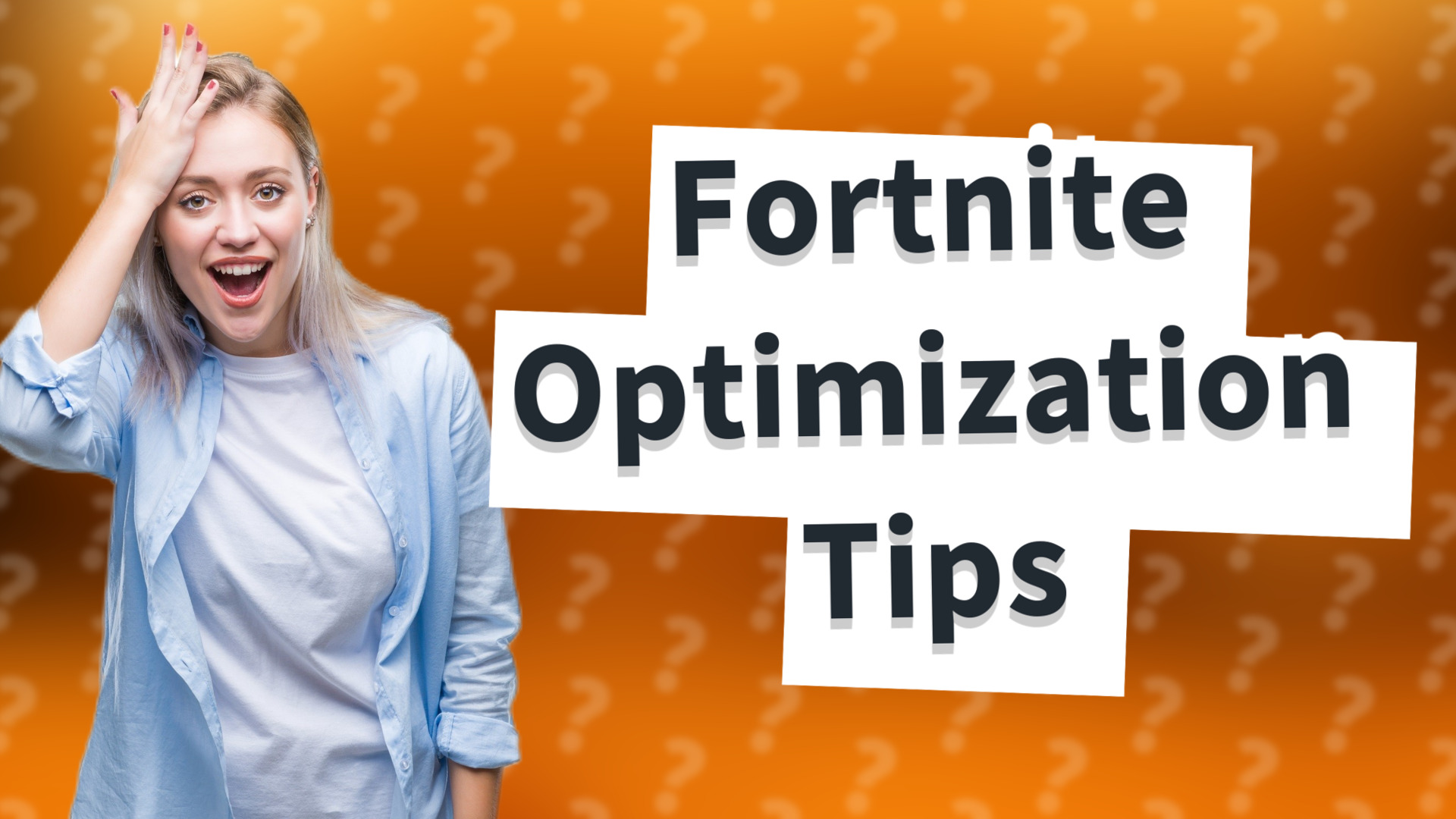 Fortnite Optimization Tips