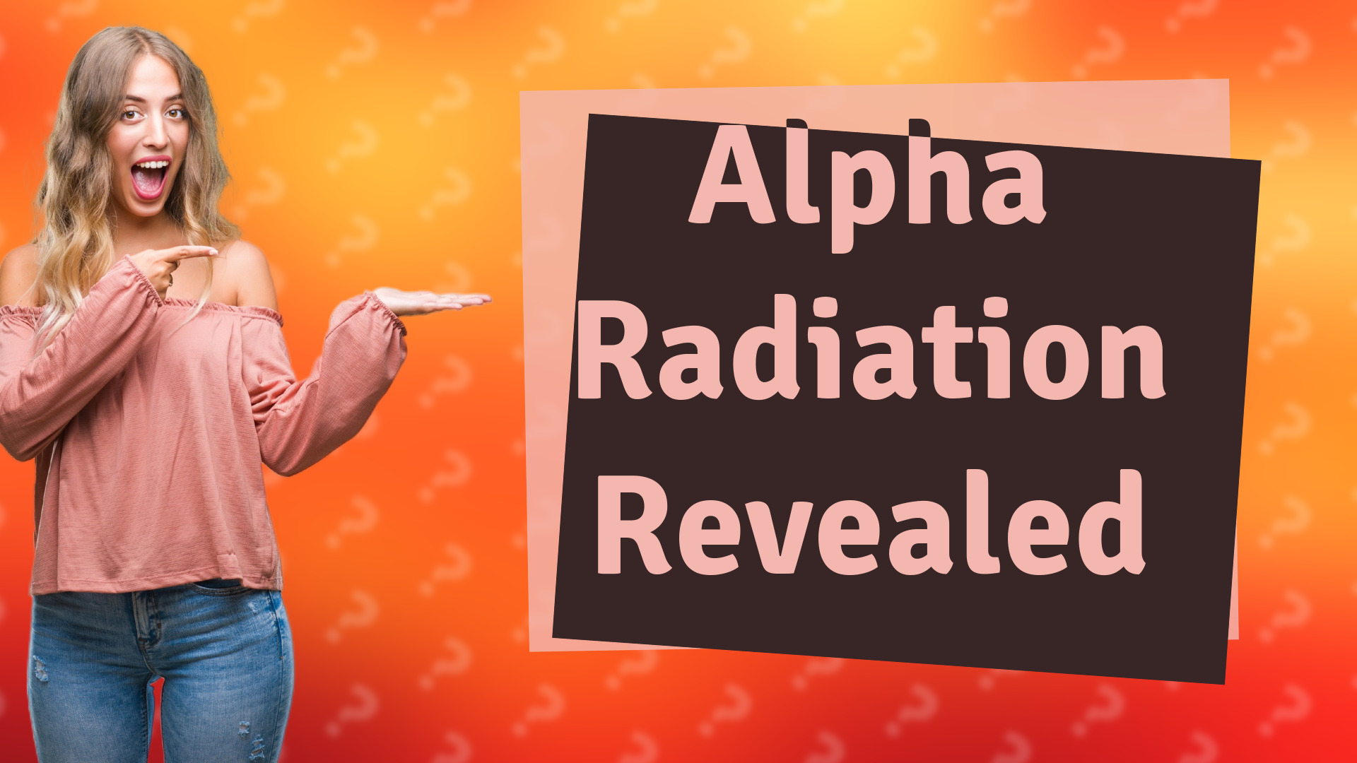 Alpha Radiation Revealed