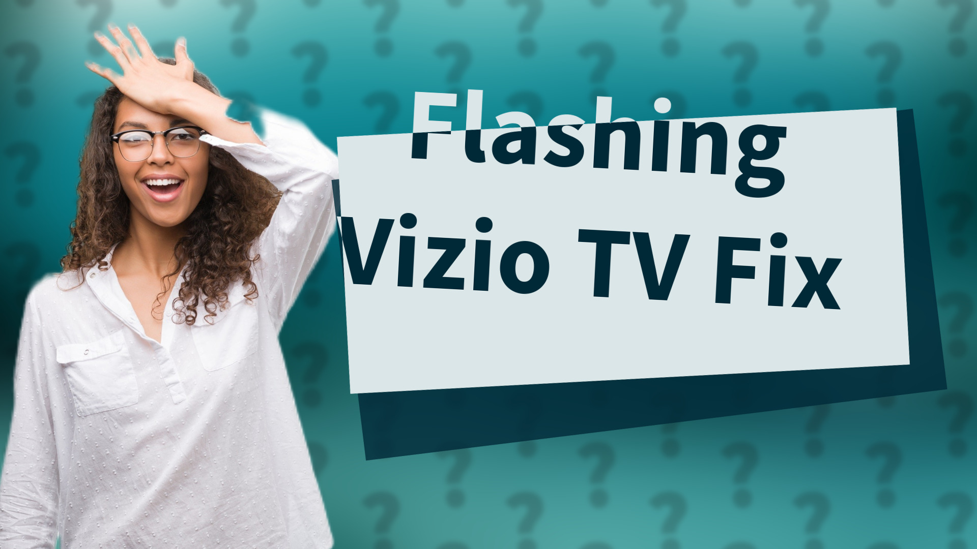 Flashing Vizio TV Fix