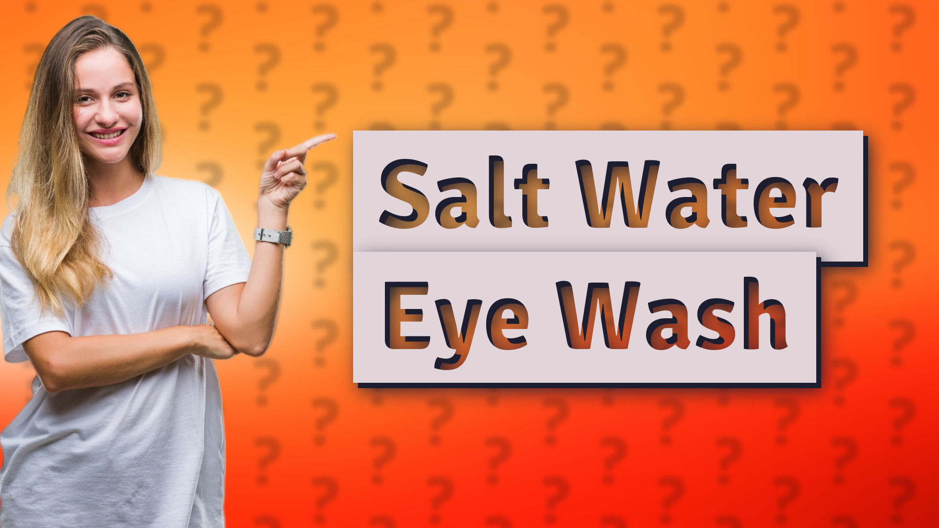 Salt Water Eye Wash