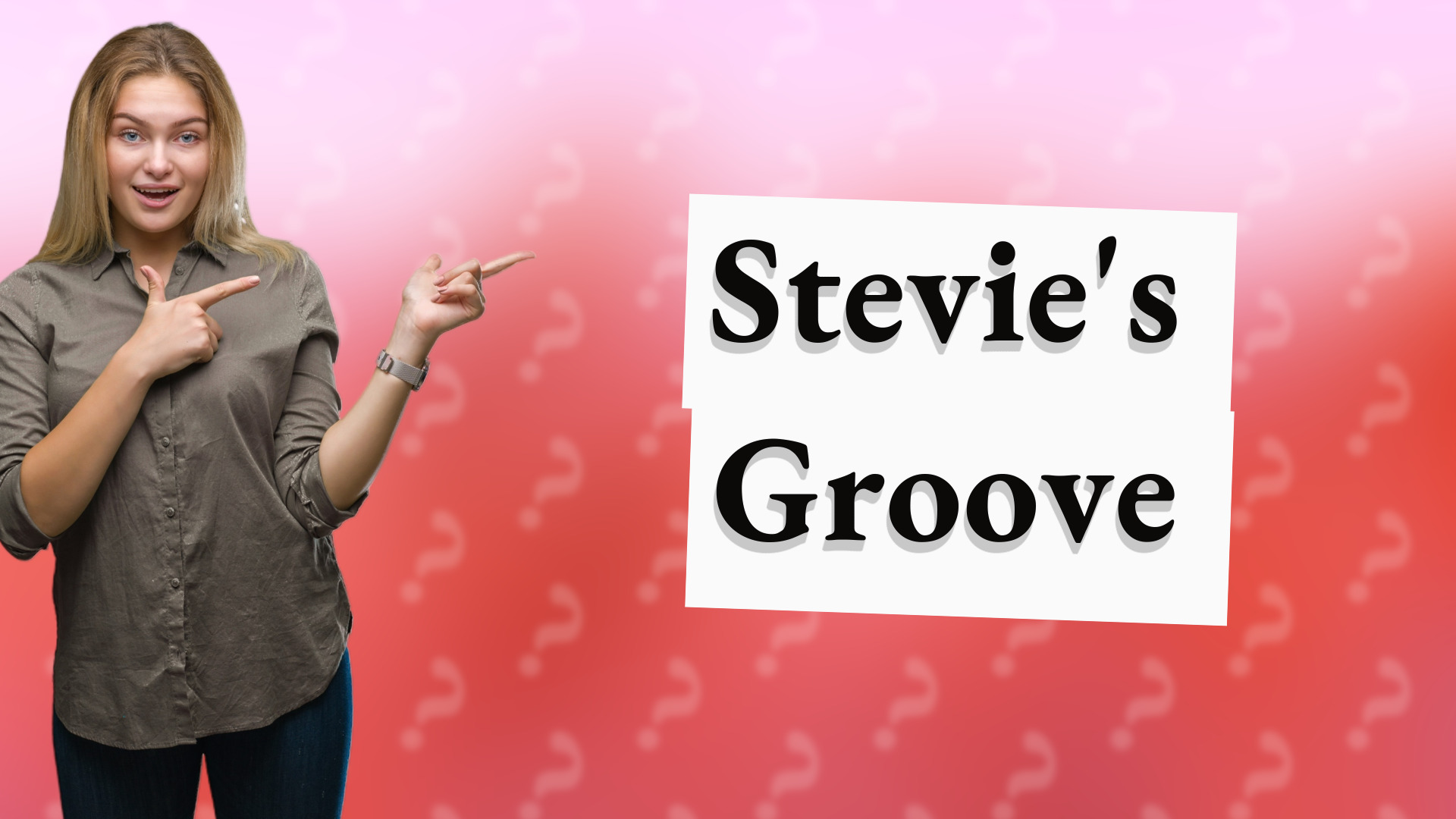 Stevie's Groove