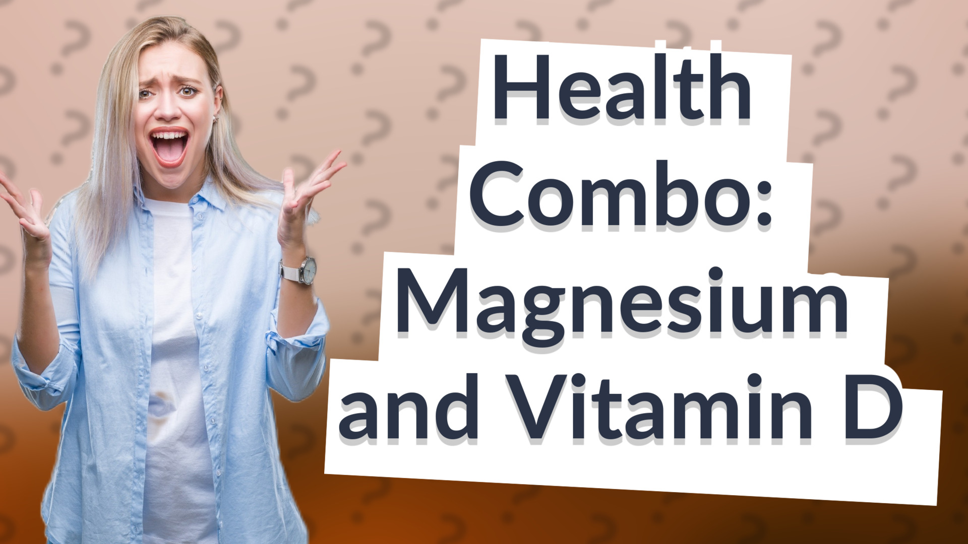 Health Combo: Magnesium and Vitamin D