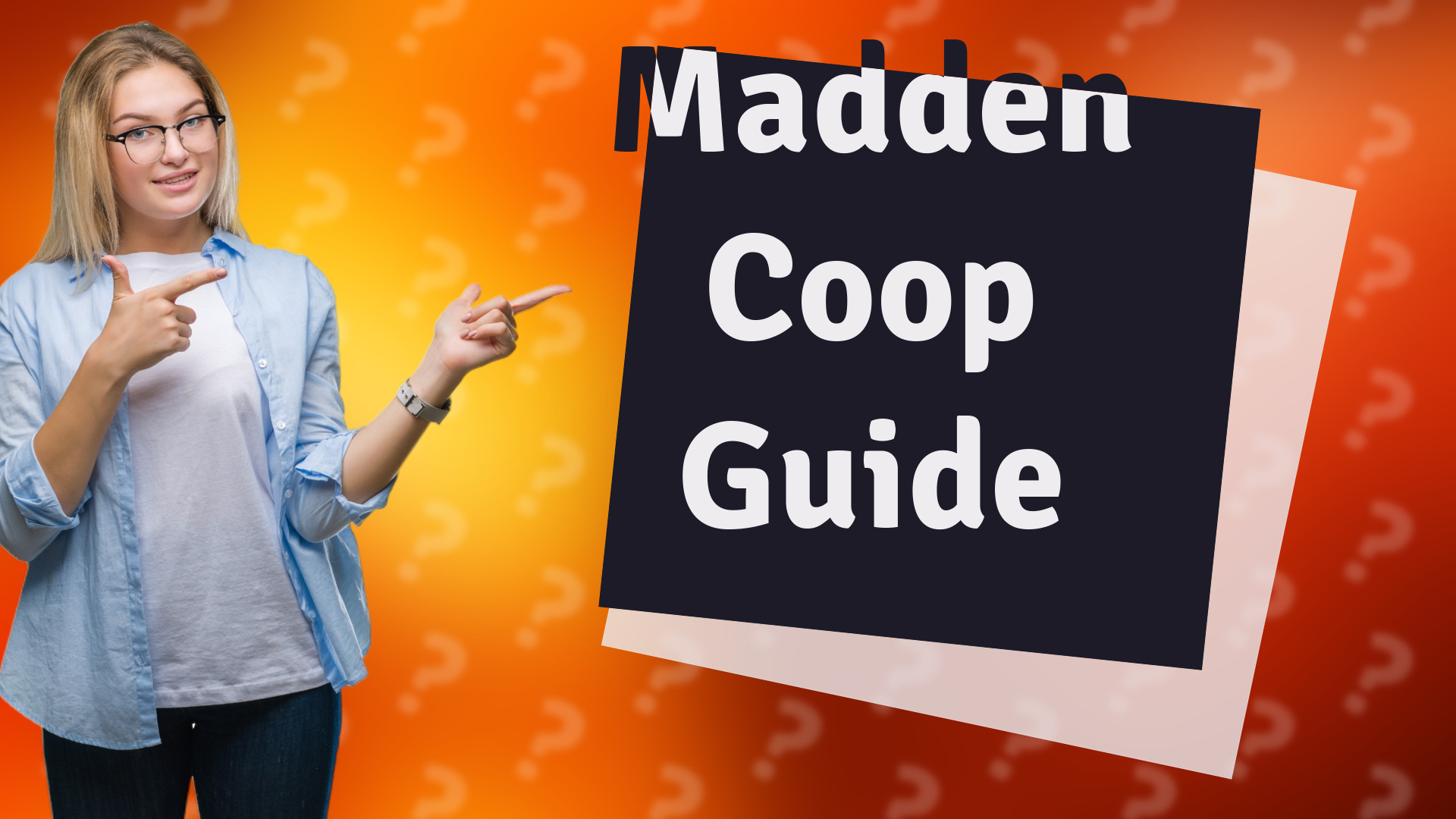 Madden Coop Guide