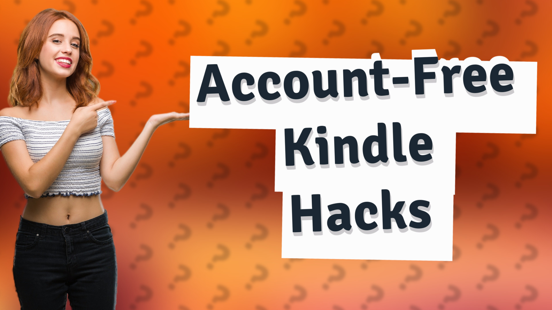 Account-Free Kindle Hacks