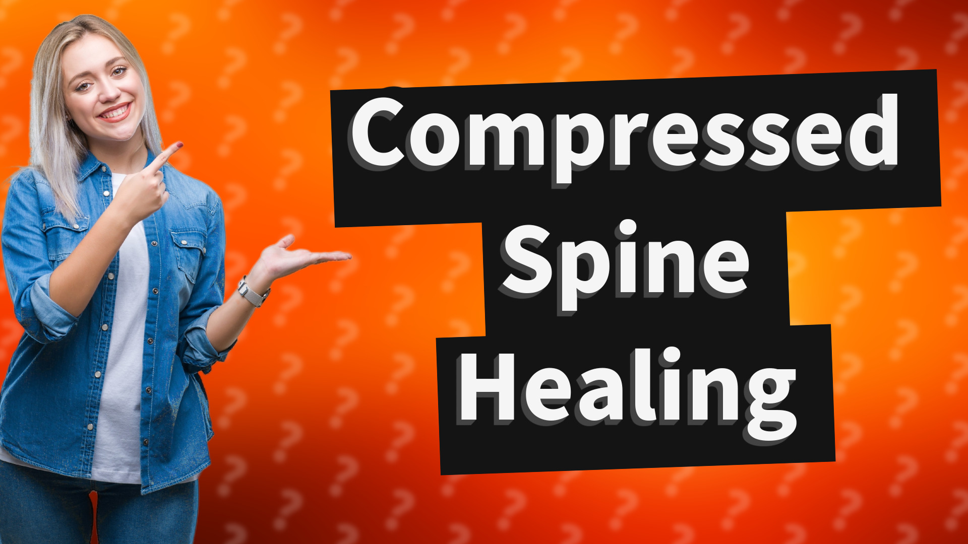 Compressed Spine Healing