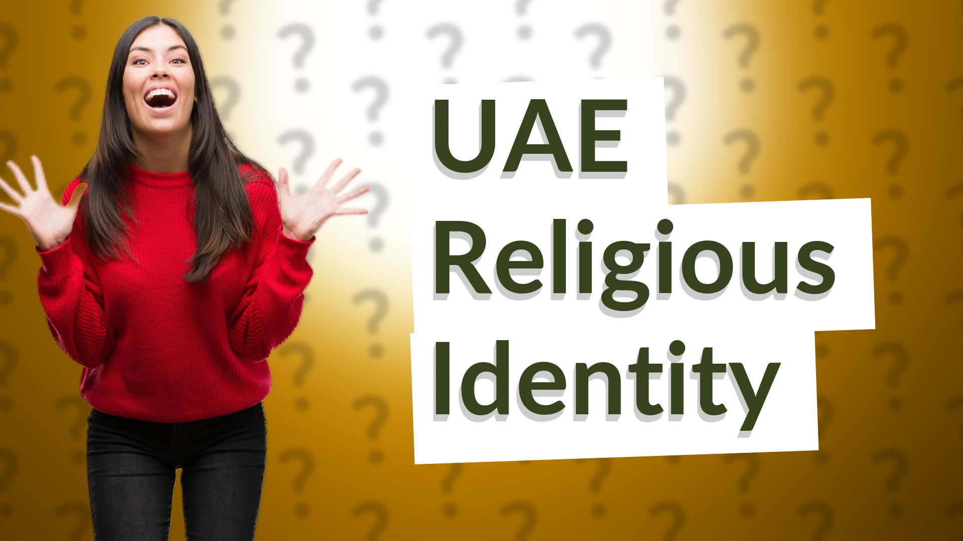 UAE Religious Identity