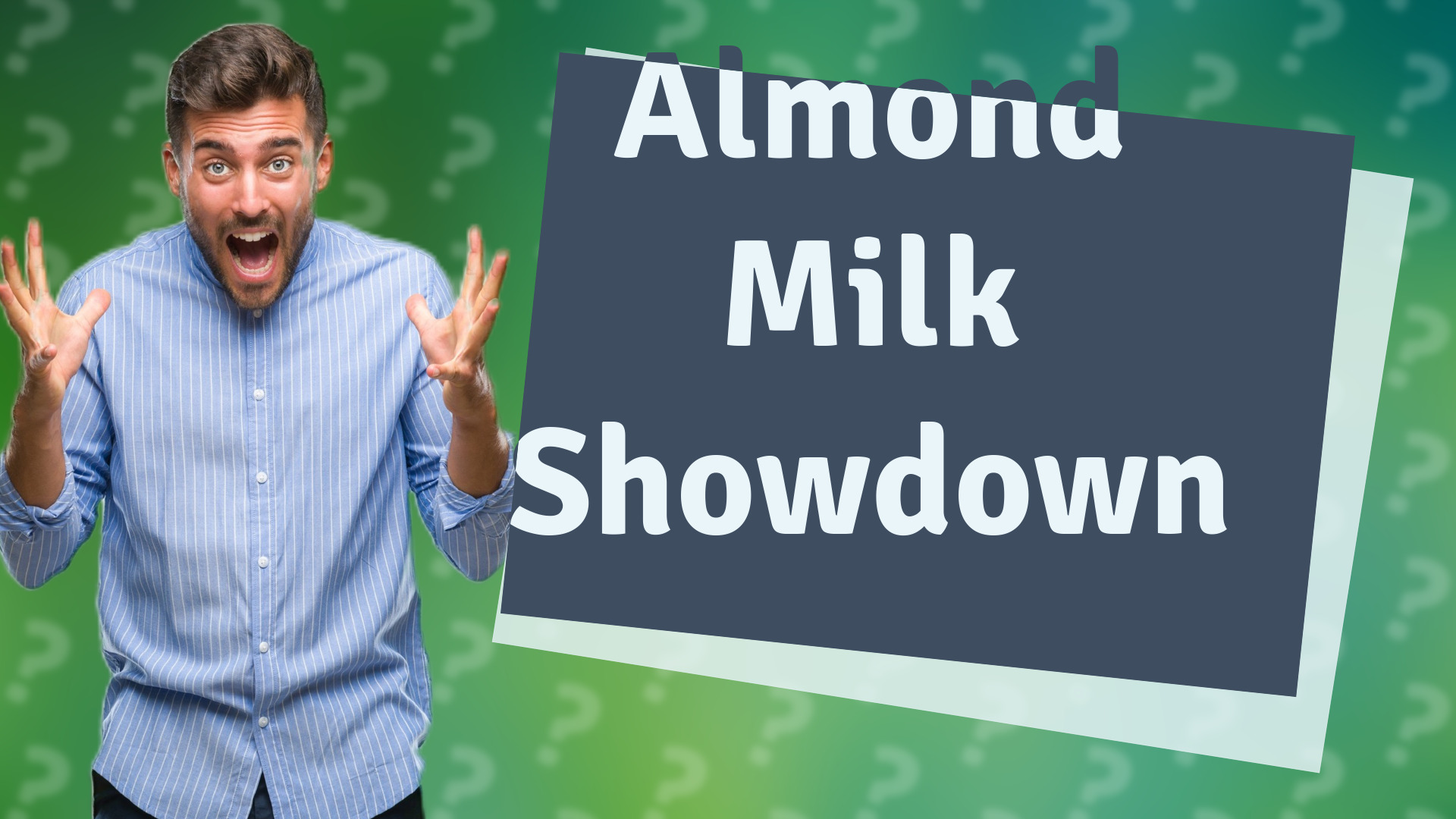 Almond Milk Showdown