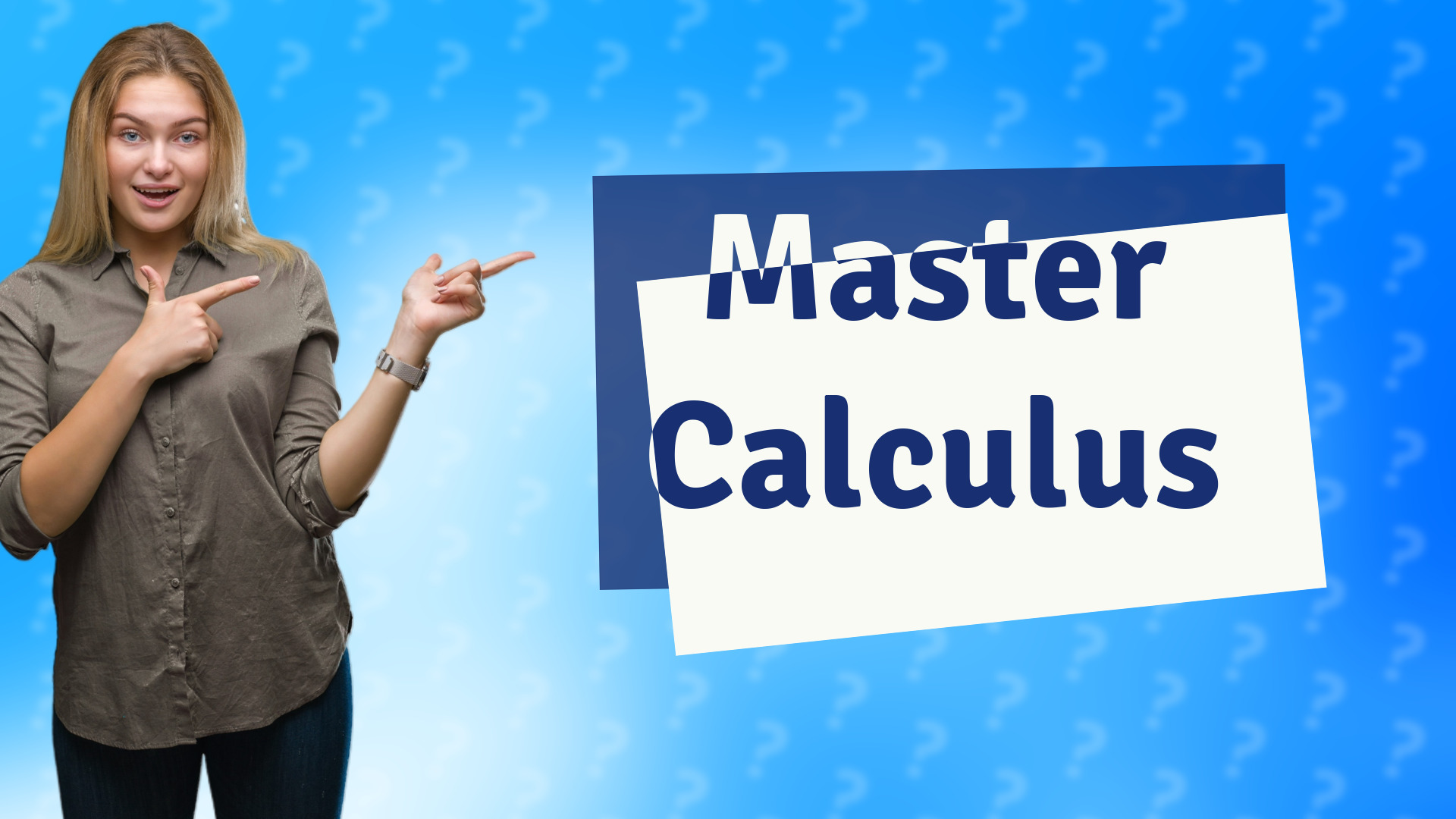 Master Calculus