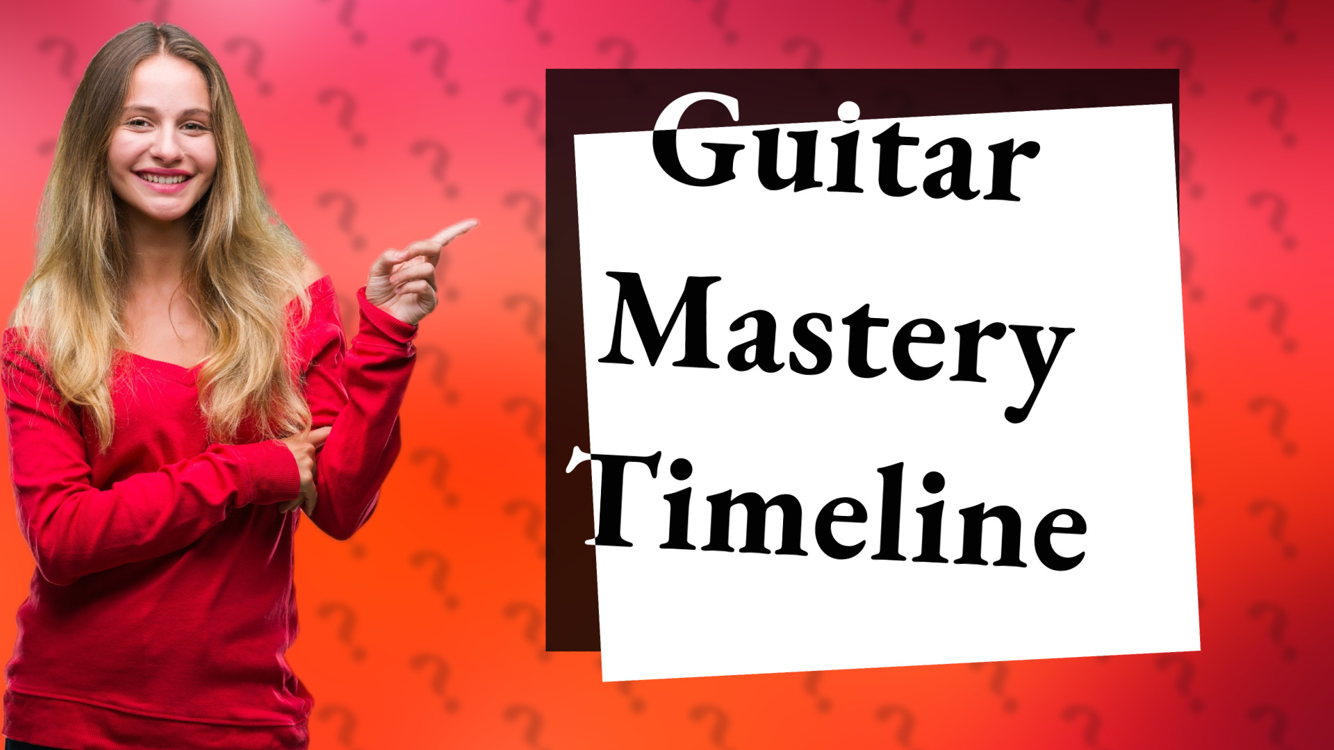 Guitar Mastery Timeline