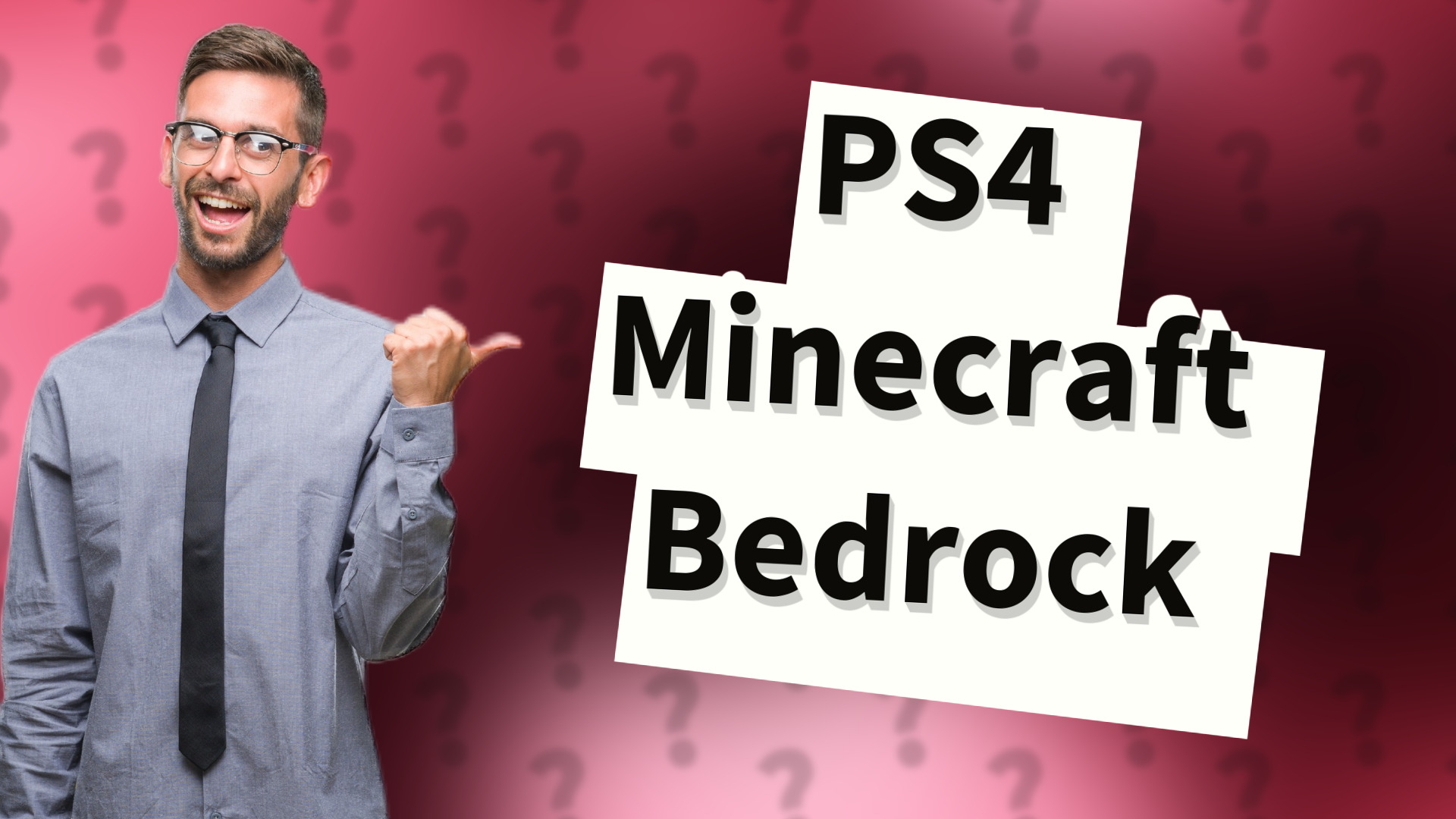 PS4 Minecraft Bedrock