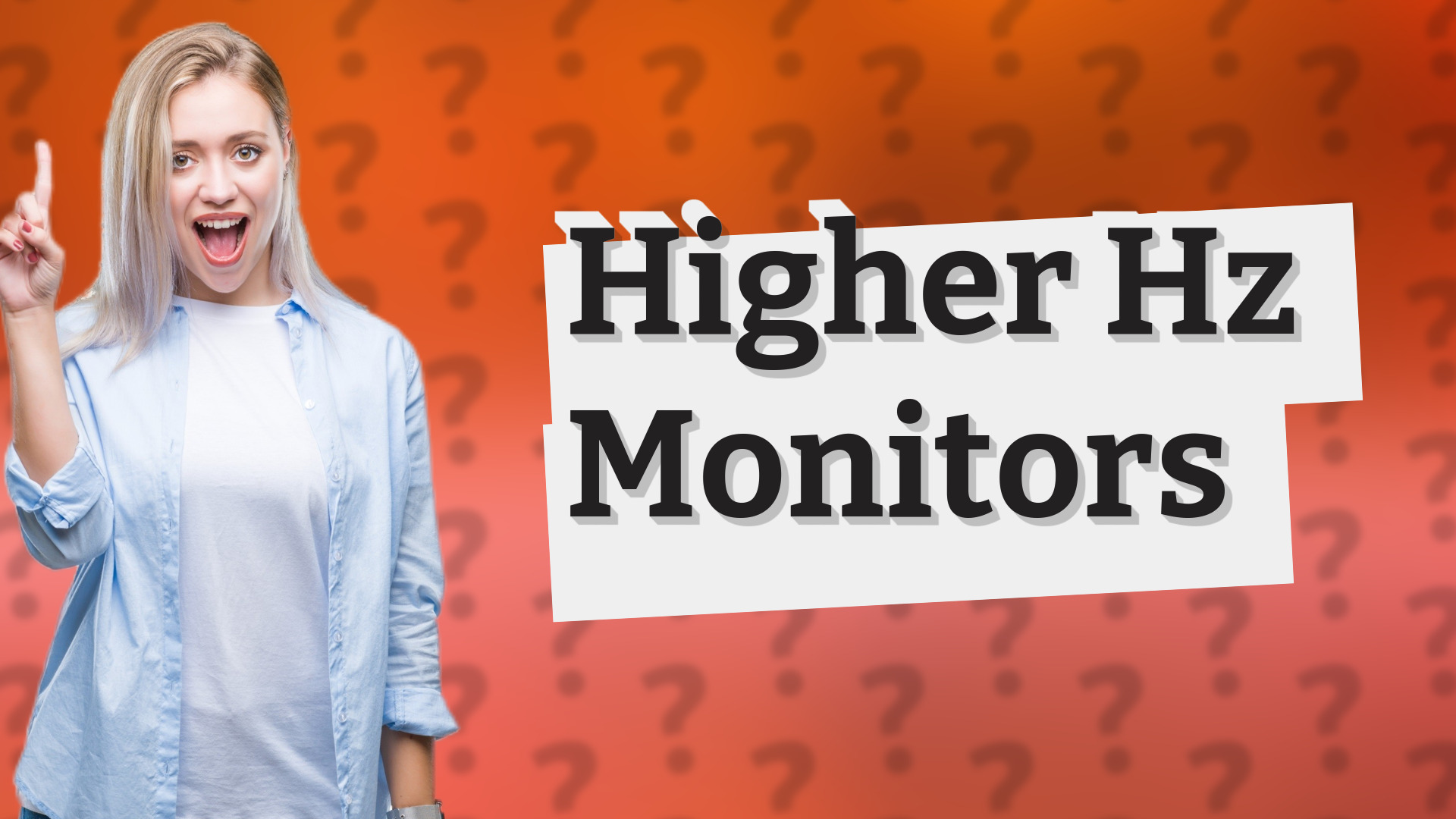 Higher Hz Monitors