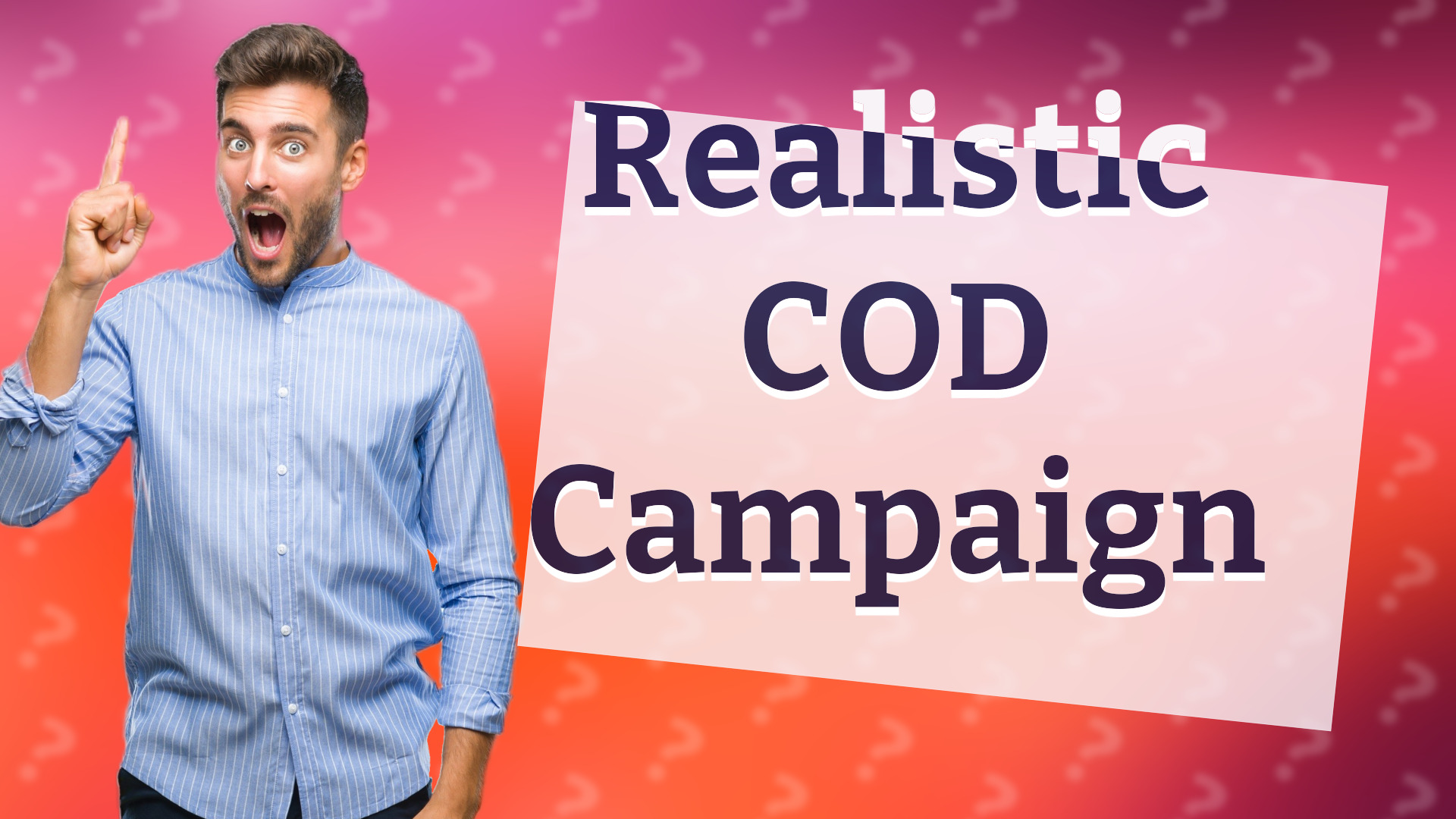 Realistic COD Campaign