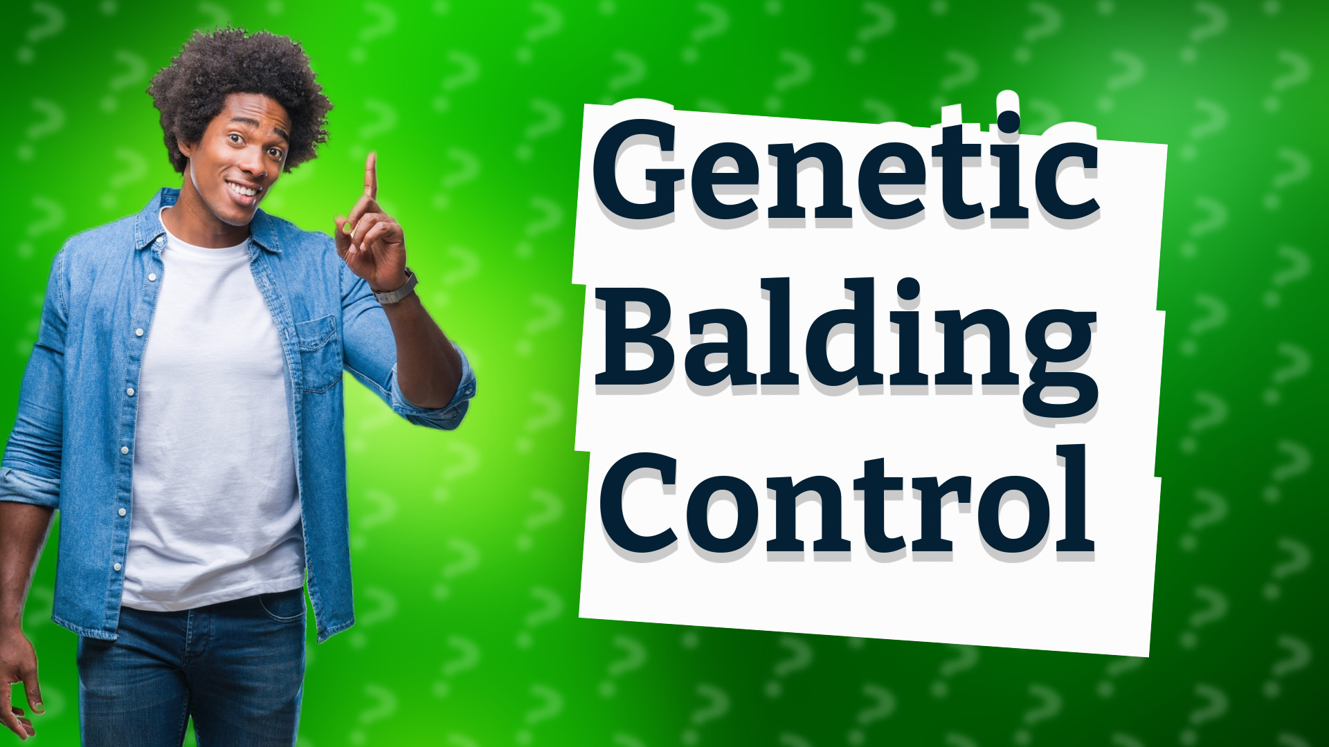 Genetic Balding Control