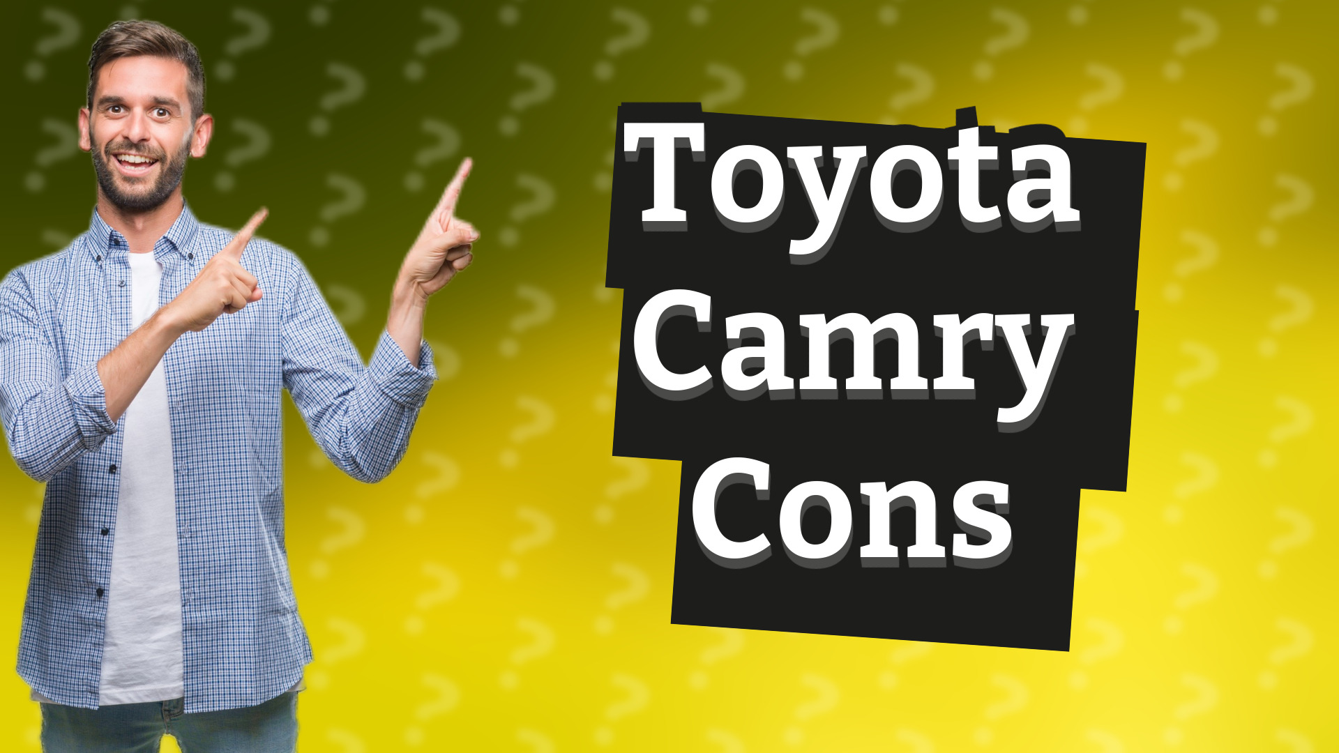 Toyota Camry Cons