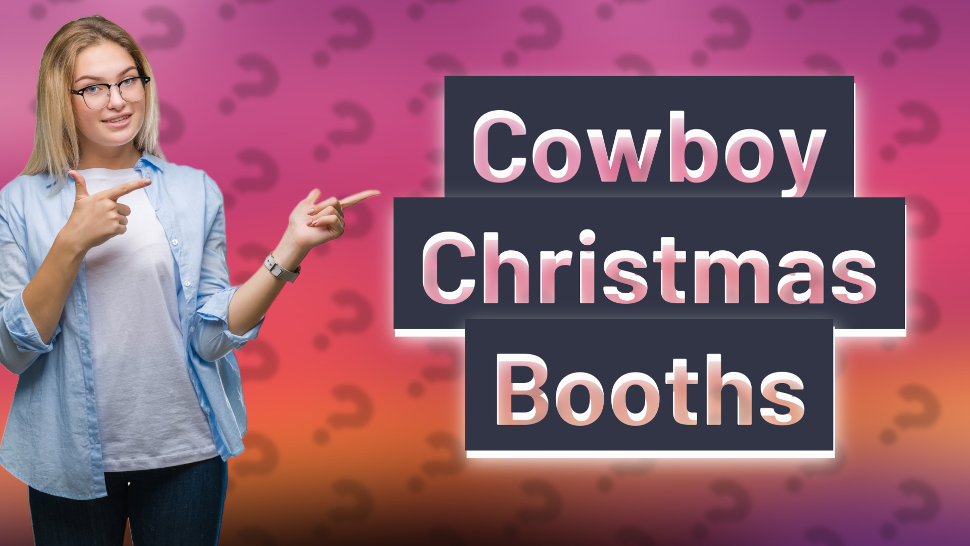 Cowboy Christmas Booths