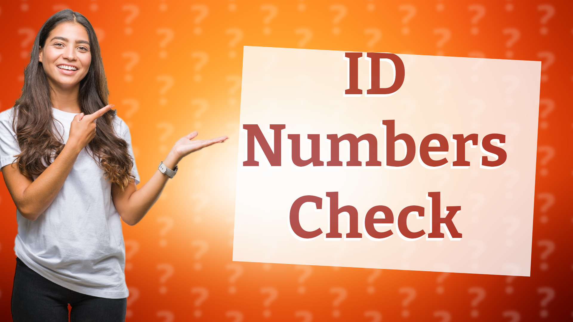 ID Numbers Check