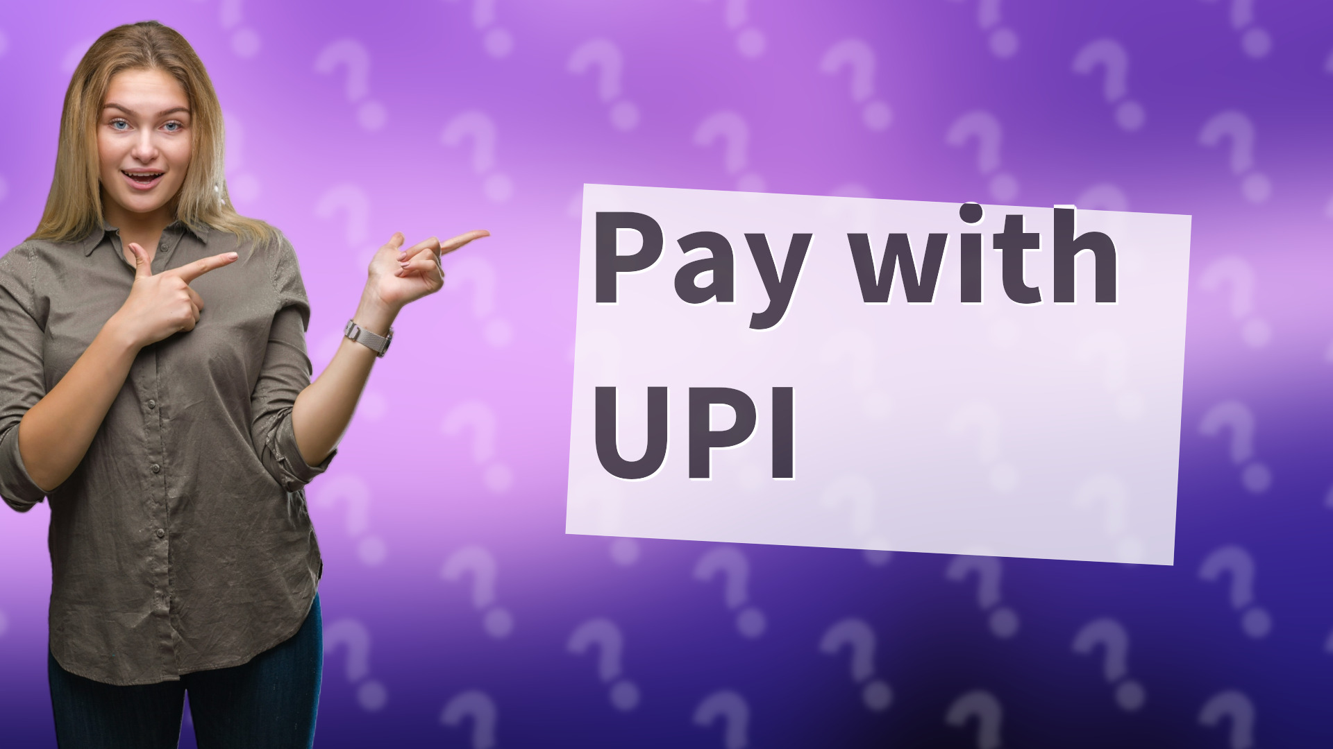 Pay with UPI