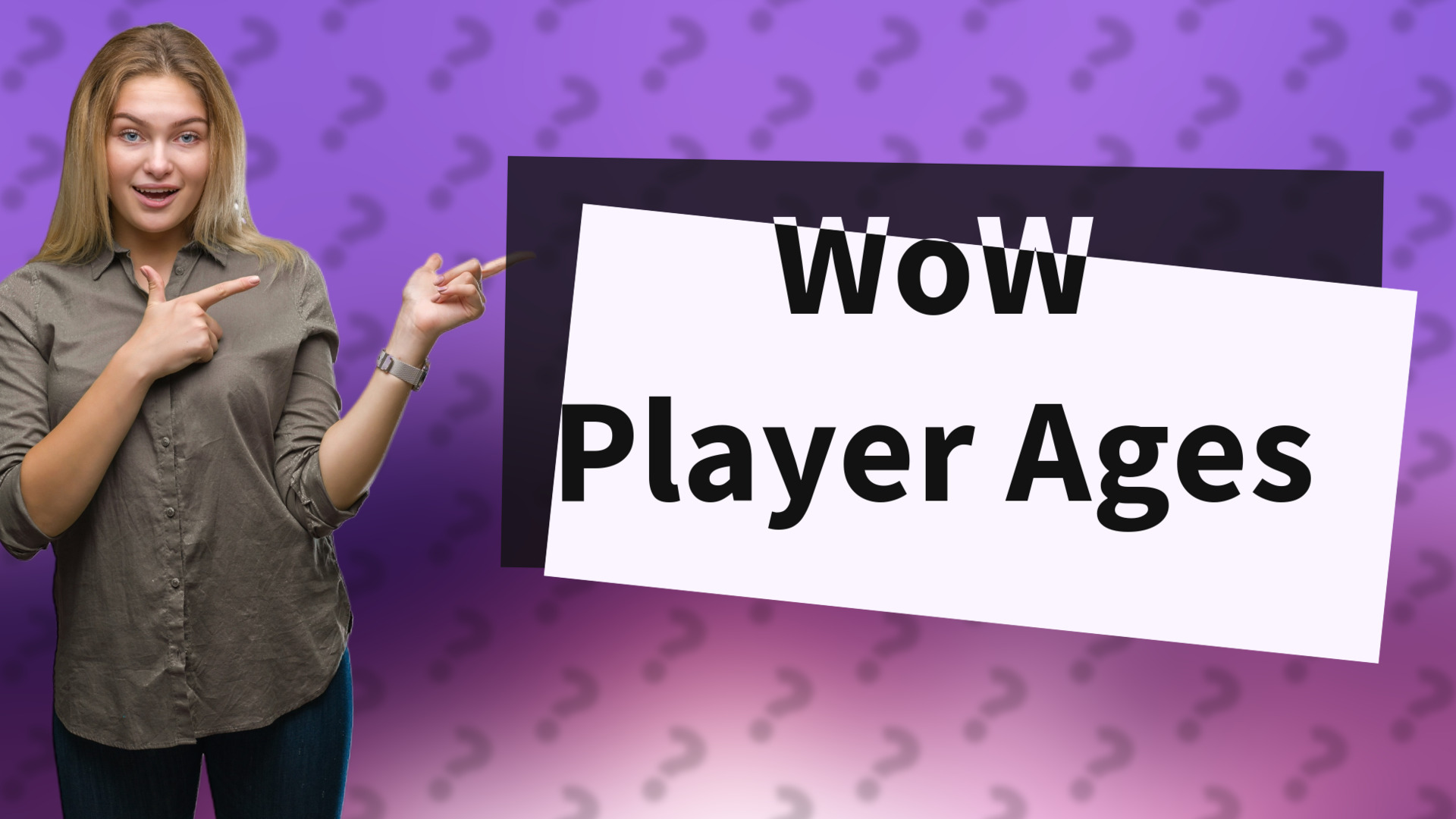 WoW Player Ages