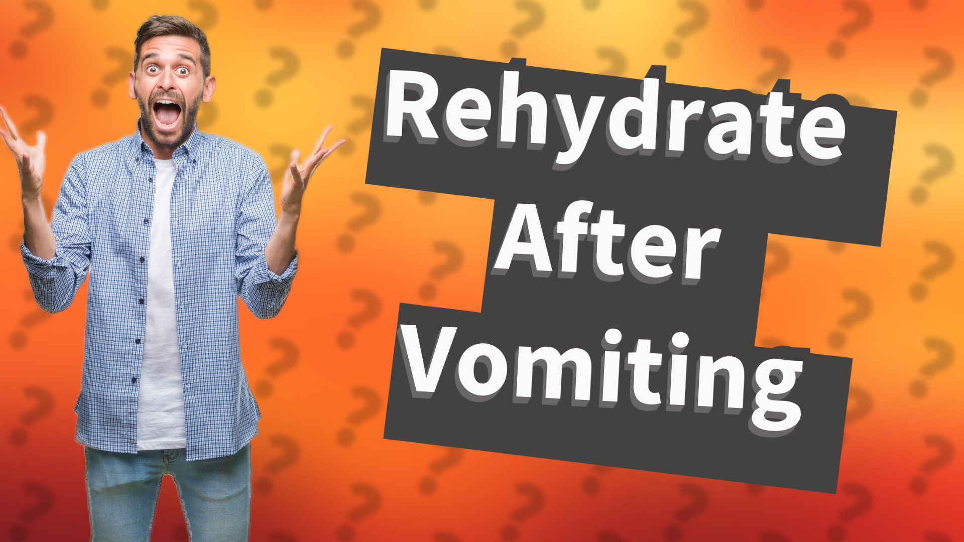 Rehydrate After Vomiting