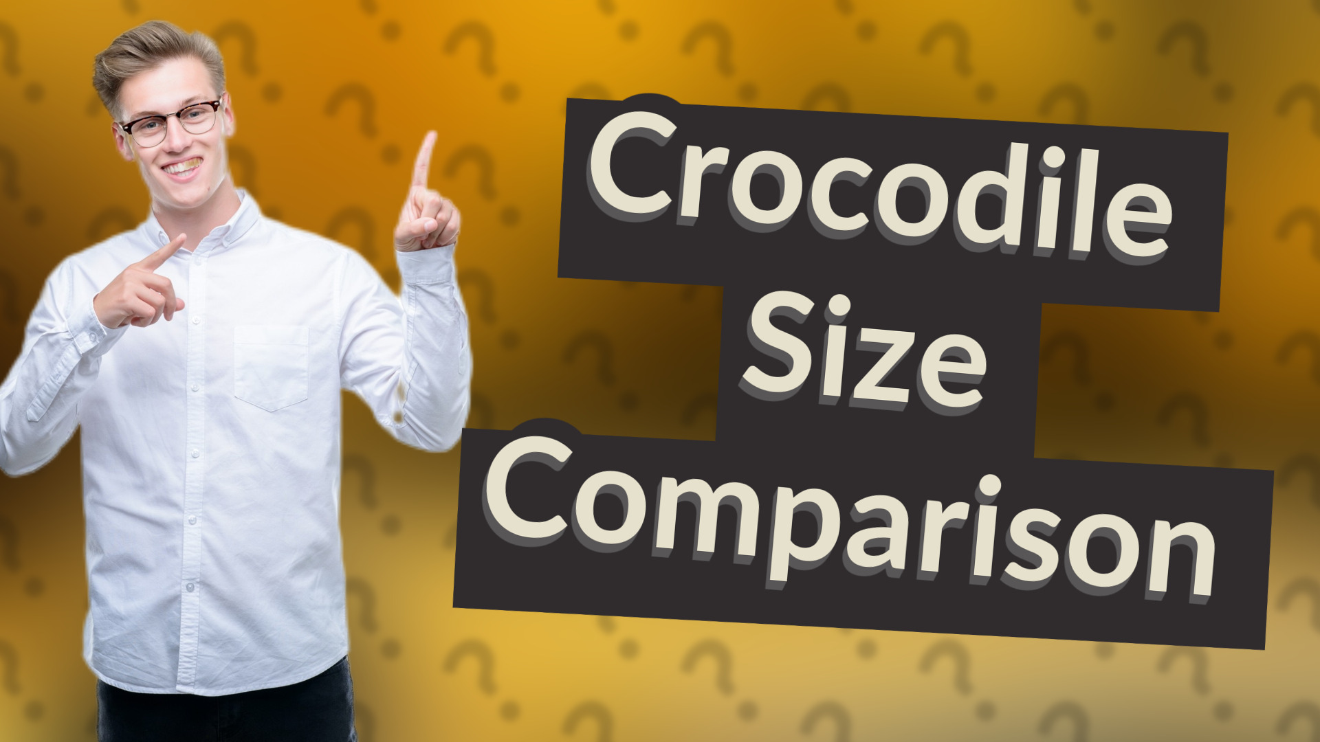 Crocodile Size Comparison