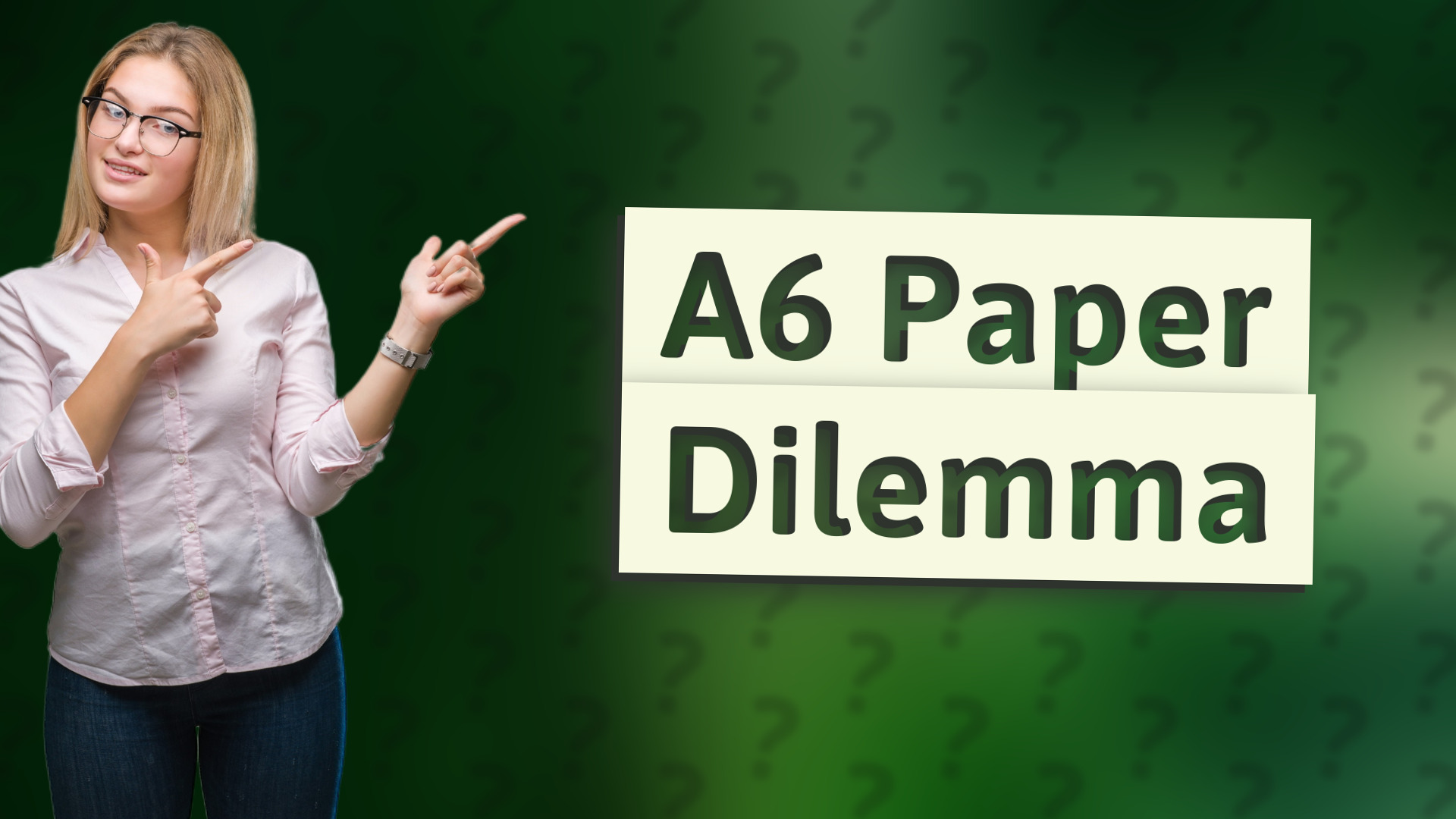 A6 Paper Dilemma