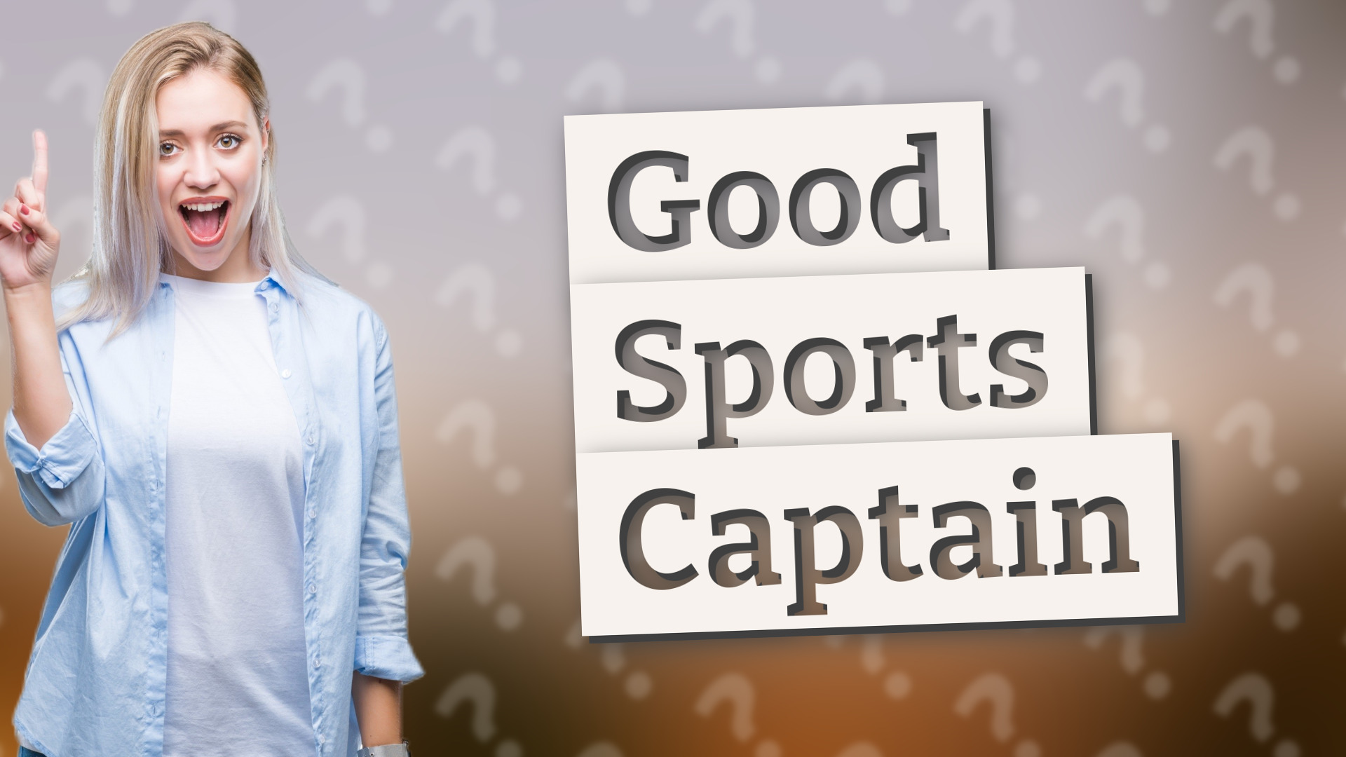 Good Sports Captain