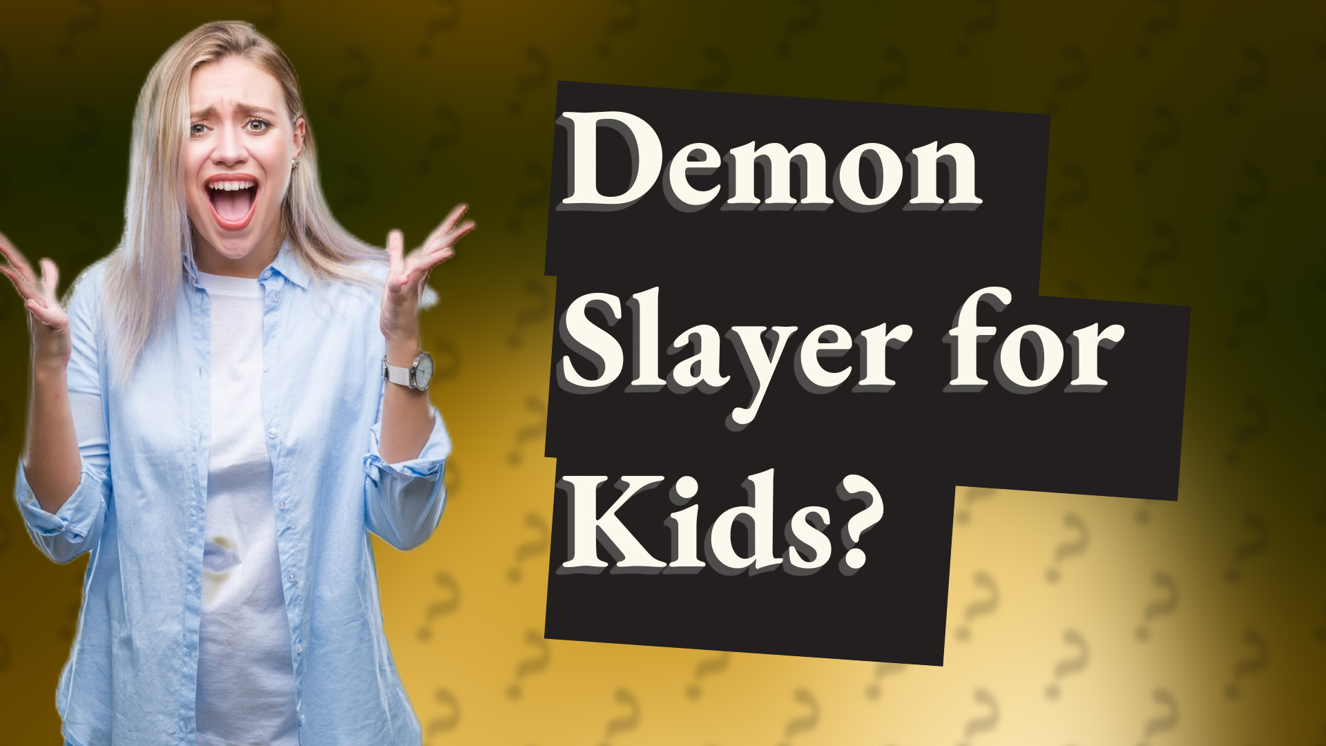 Demon Slayer for Kids?
