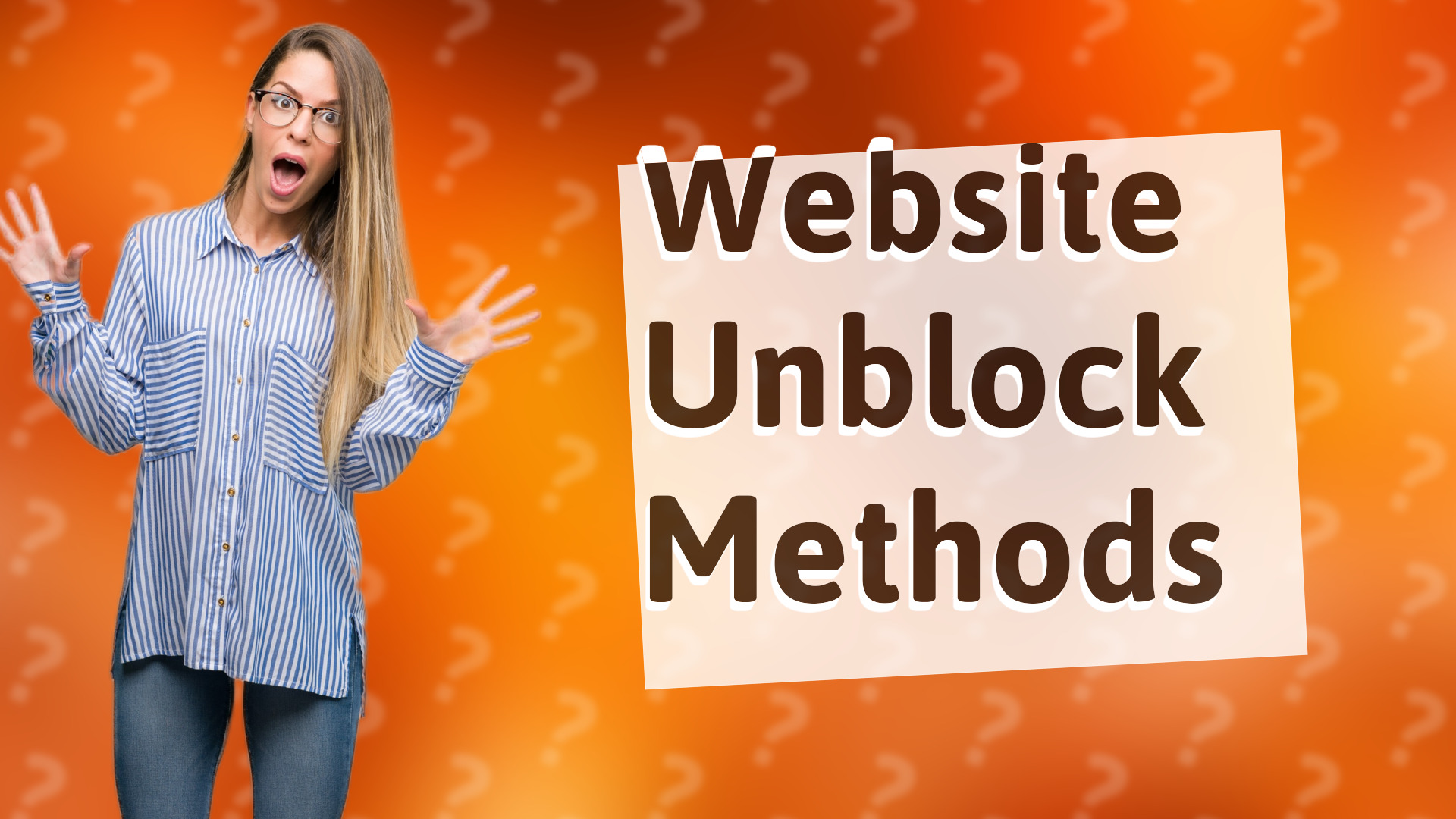 Website Unblock Methods