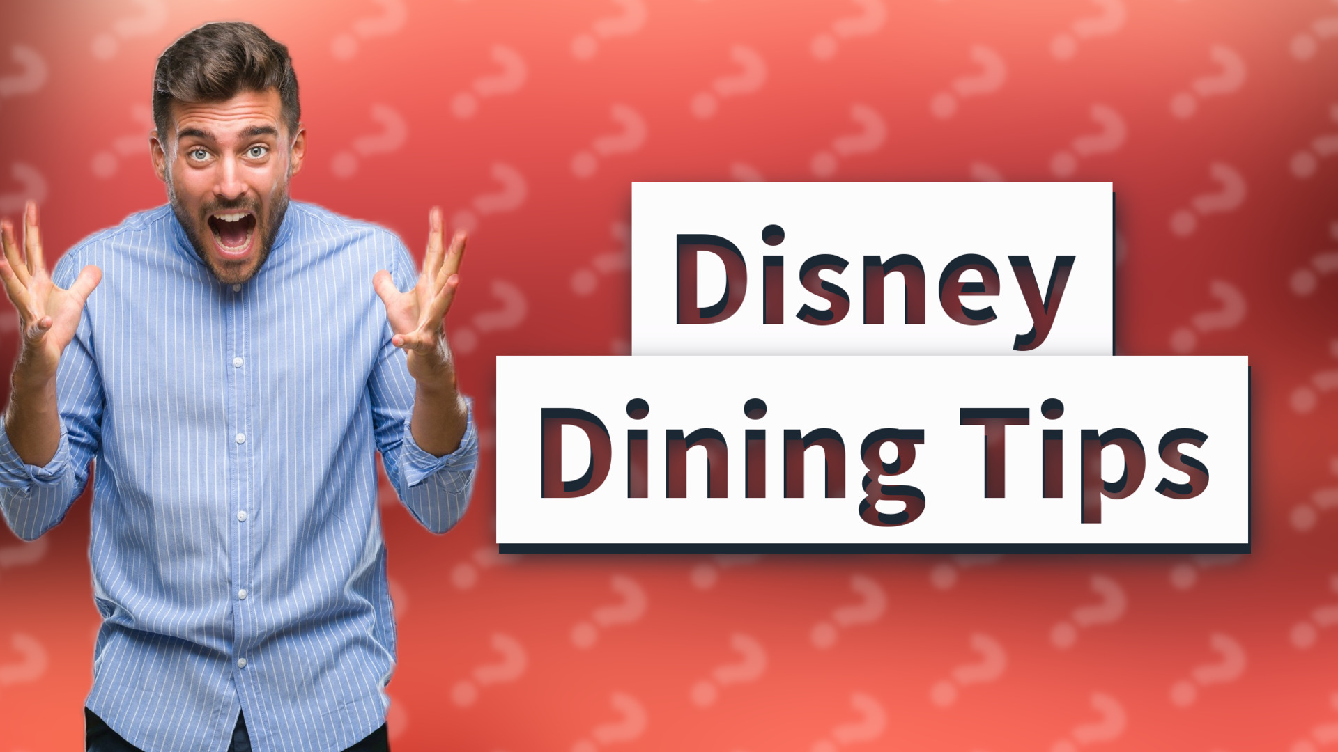 Disney Dining Tips