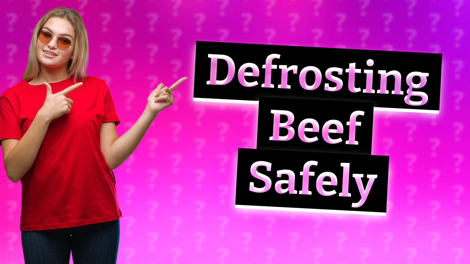 Defrosting Beef Safely