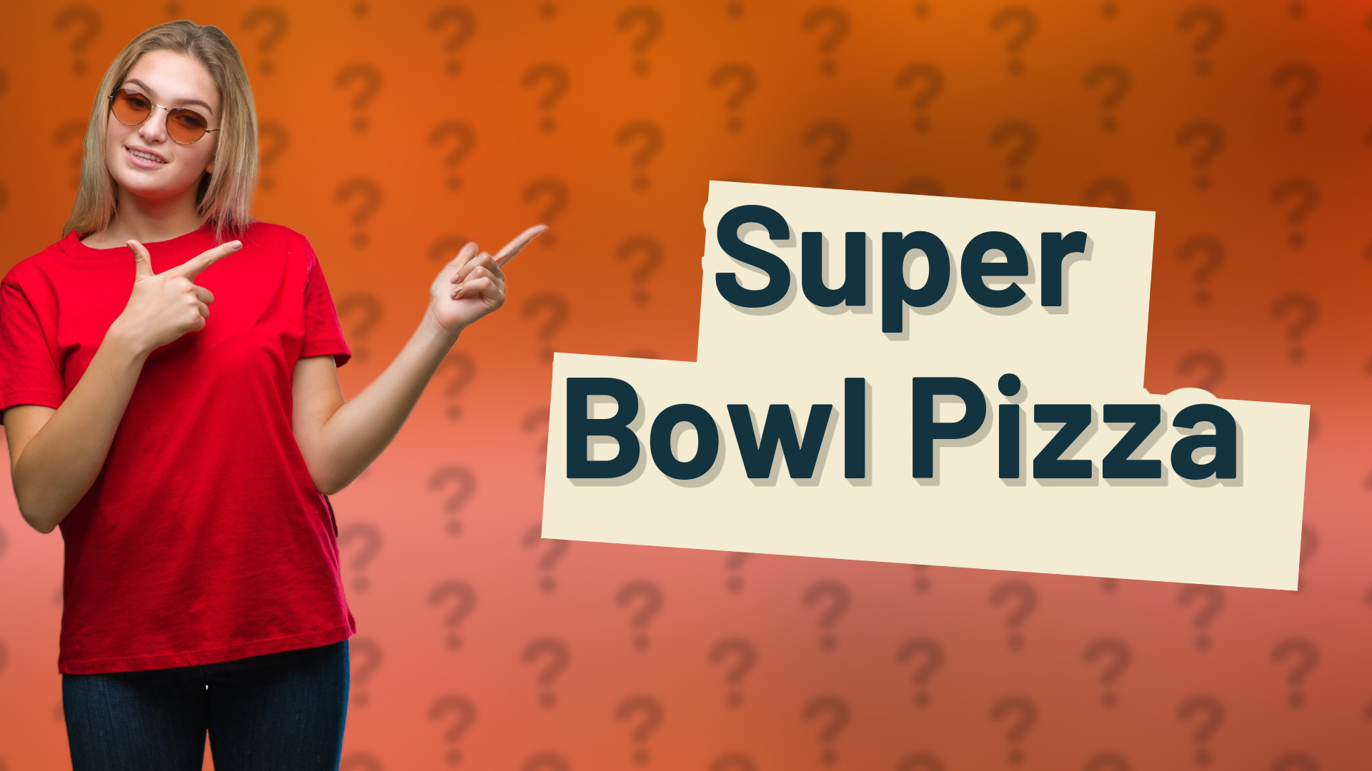 Super Bowl Pizza