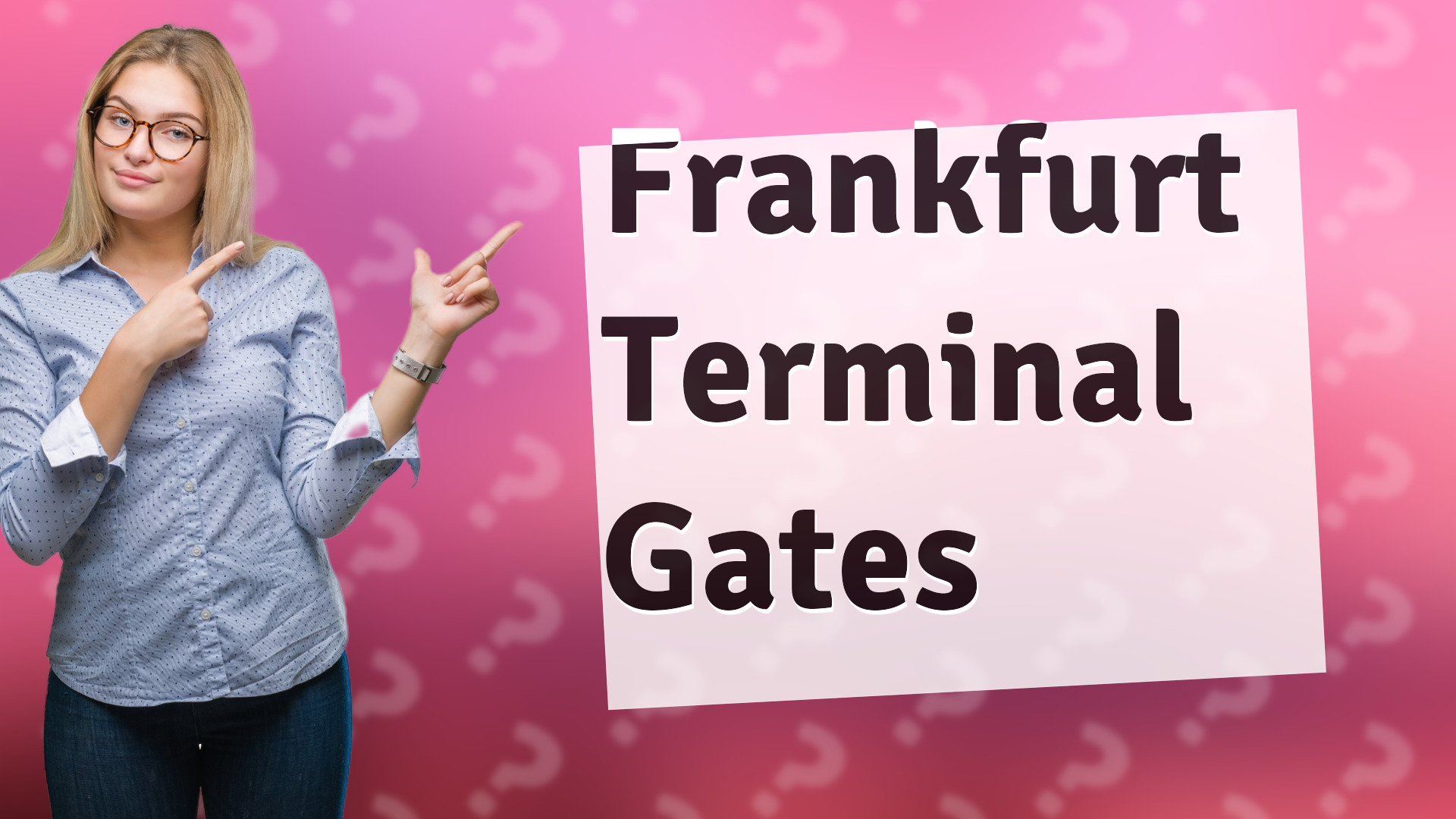 Frankfurt Terminal Gates