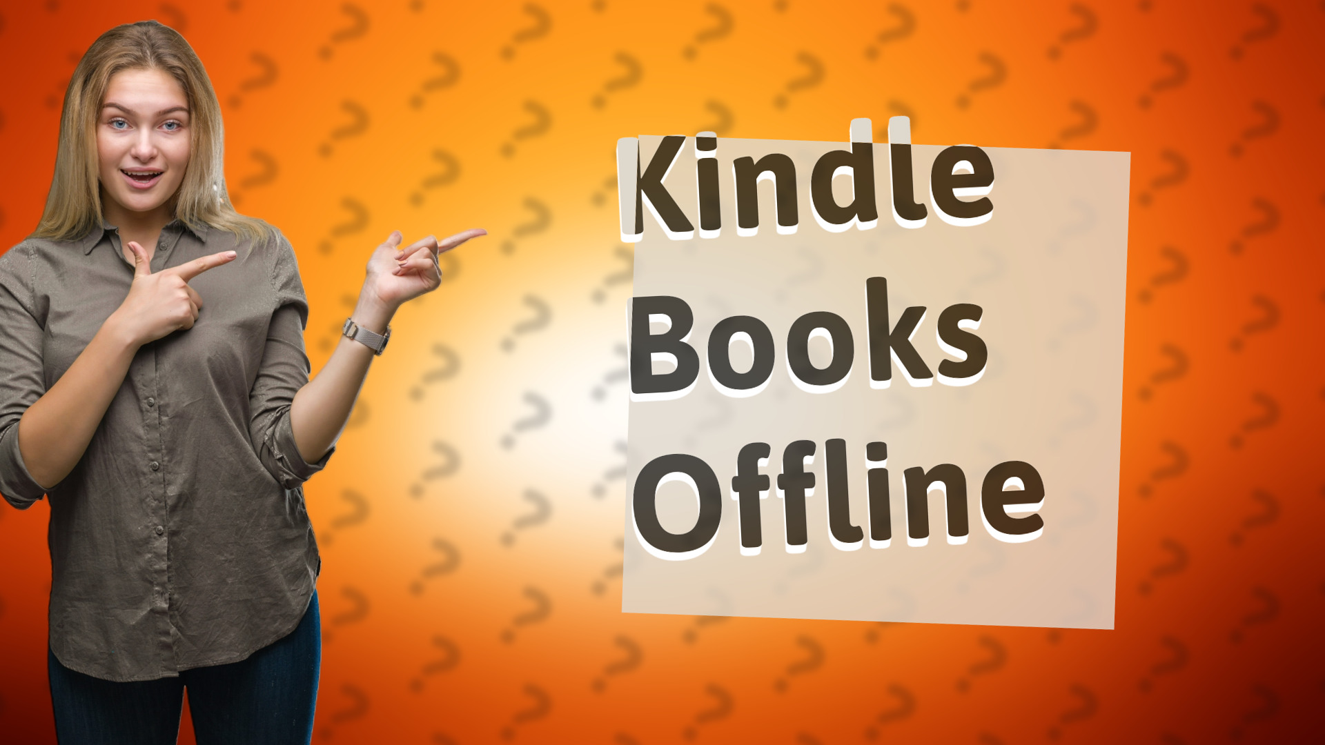 Kindle Books Offline