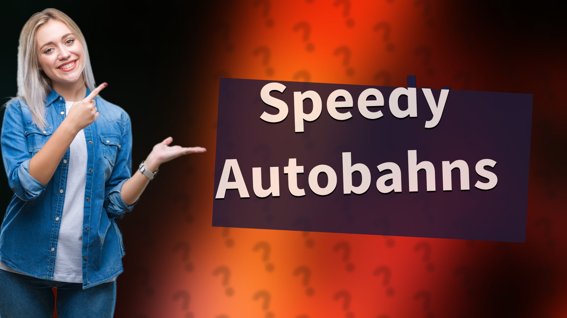 Speedy Autobahns