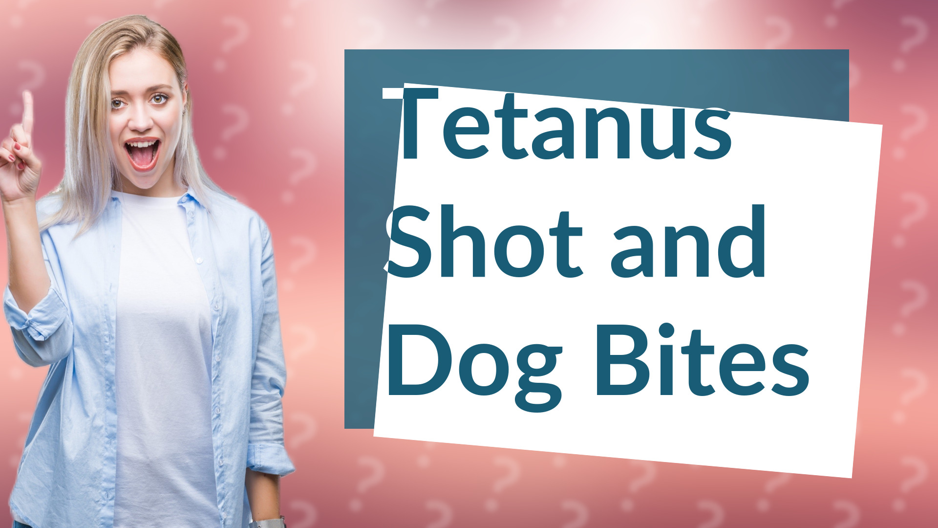 Tetanus Shot and Dog Bites