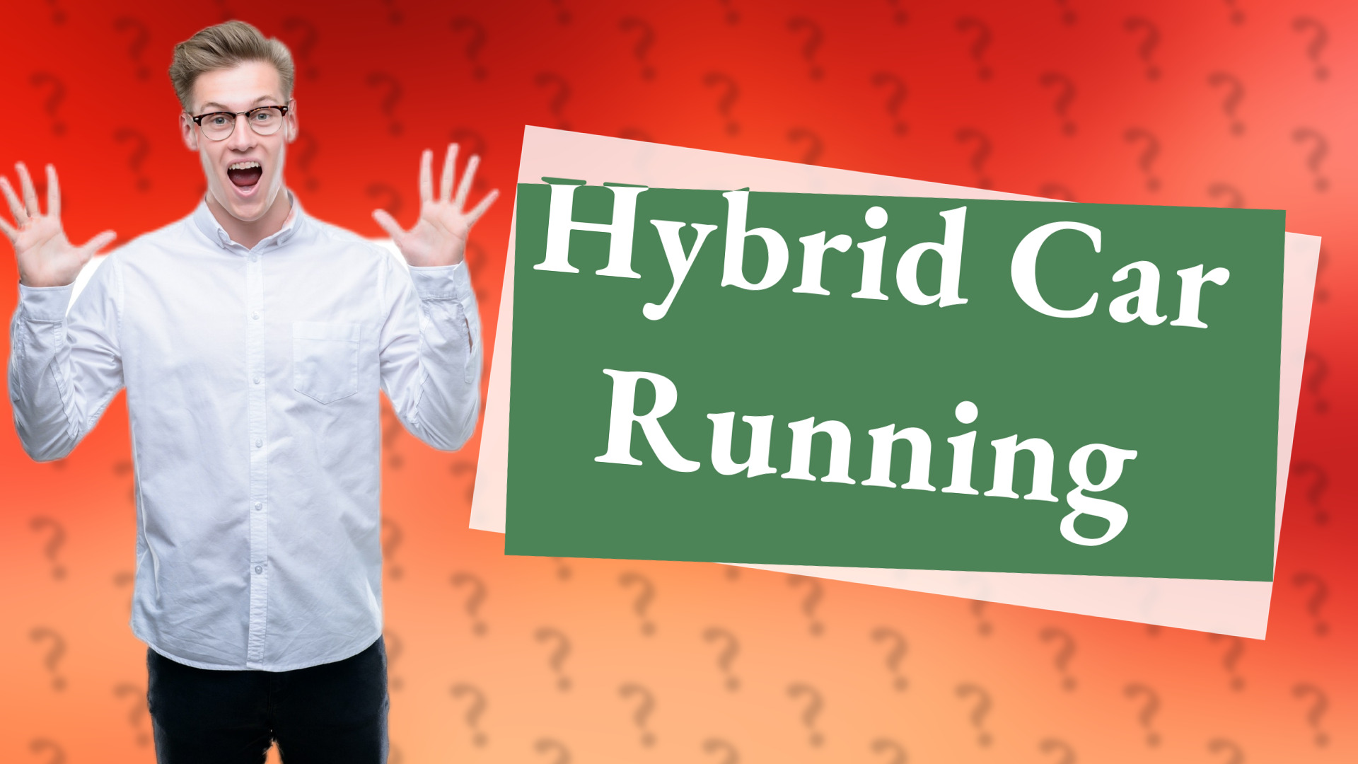 Hybrid Car Running