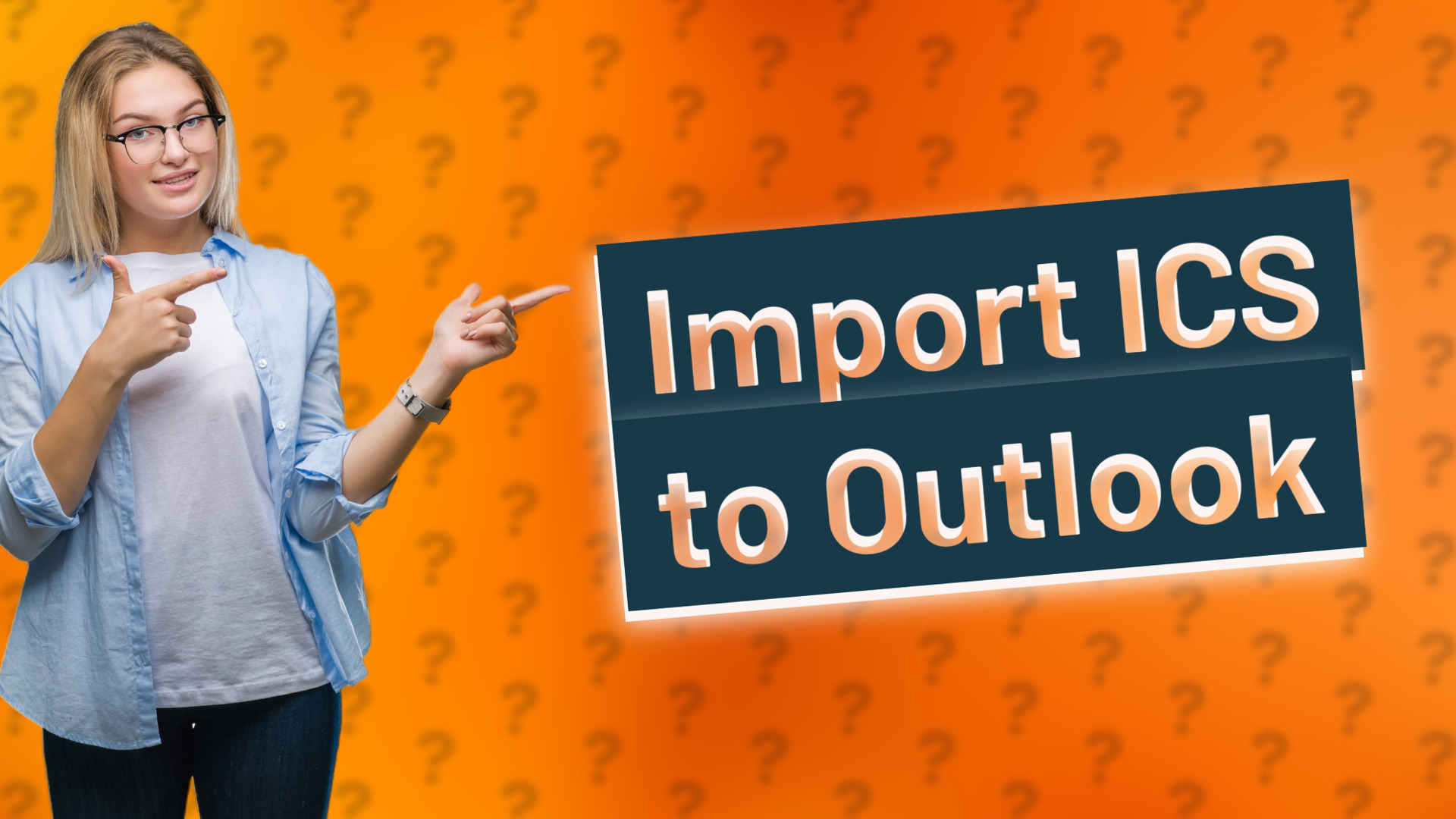 Import ICS to Outlook