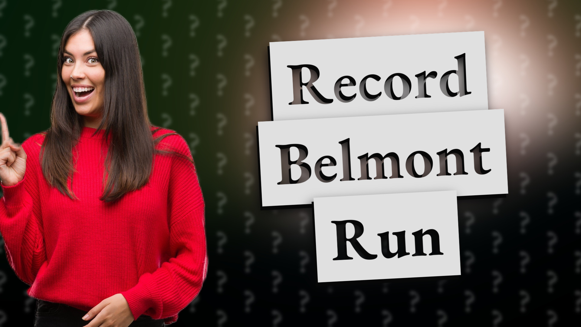 Record Belmont Run