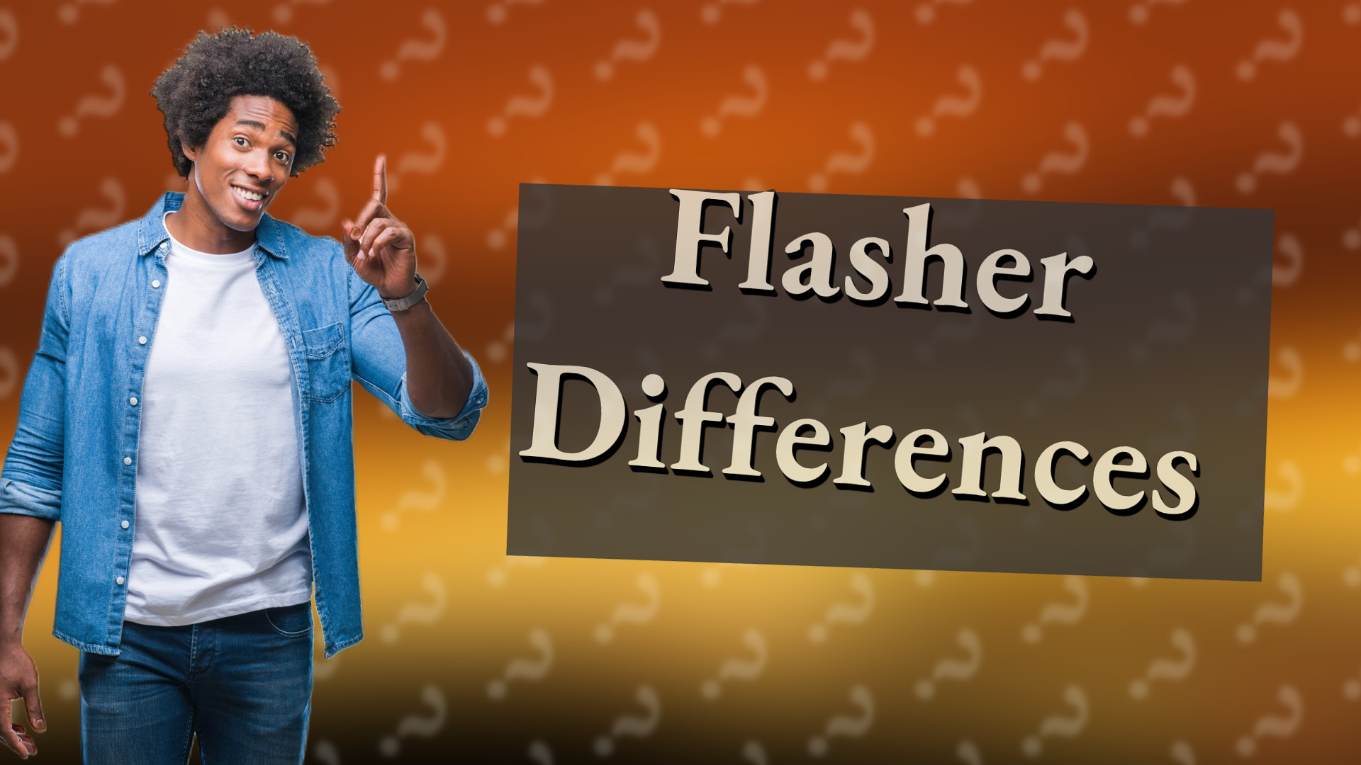 Flasher Differences