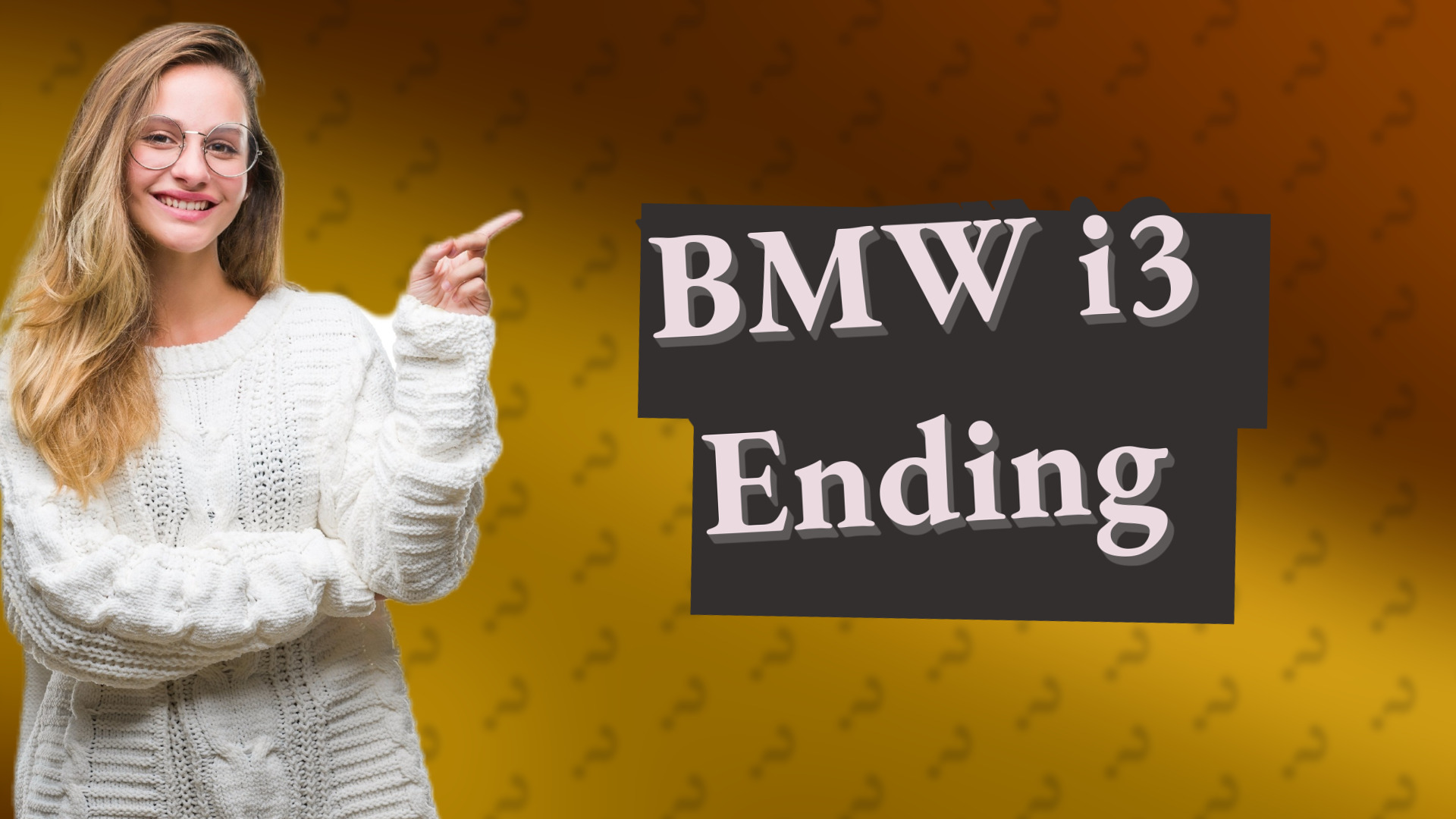 BMW i3 Ending