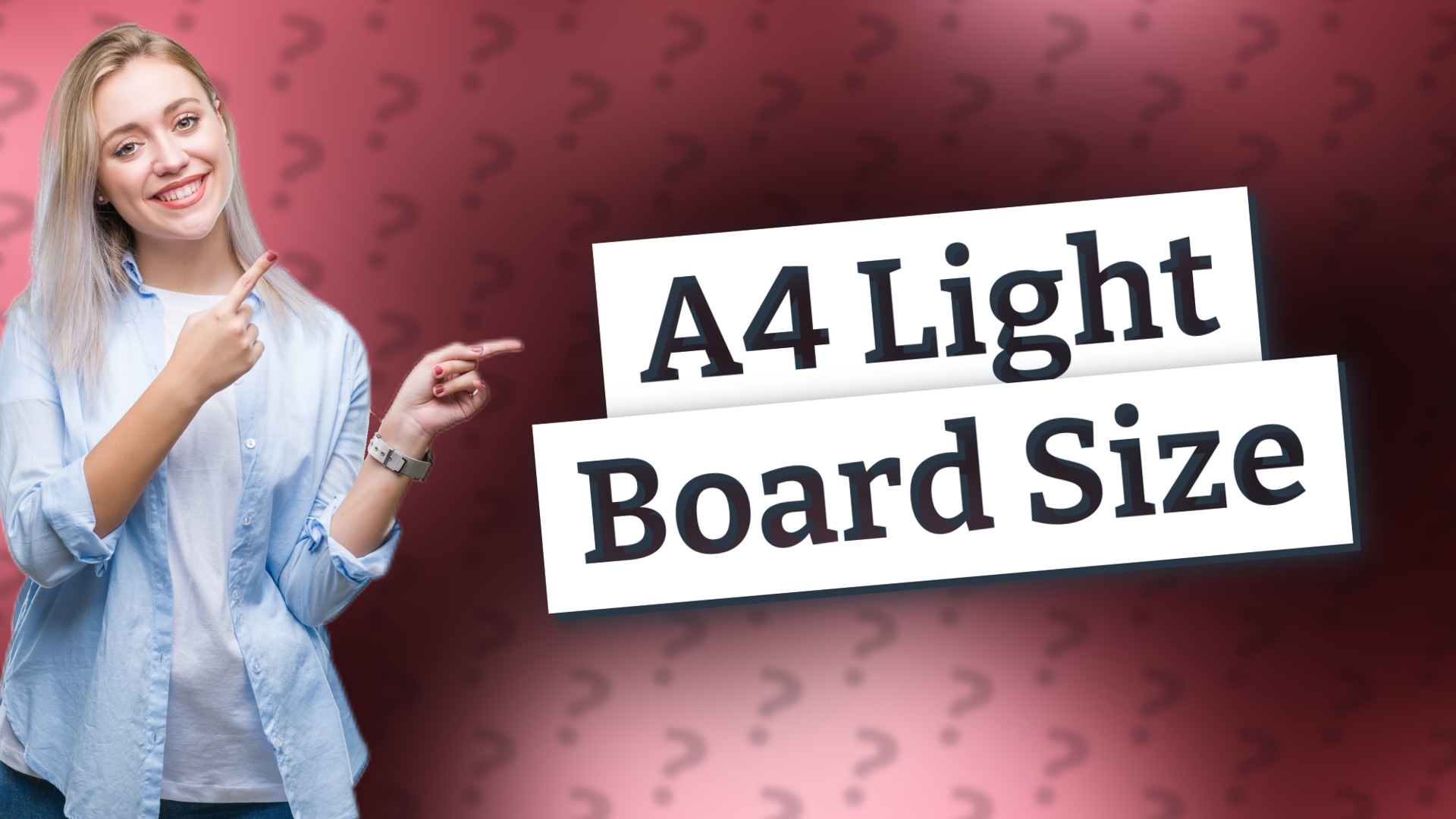 A4 Light Board Size