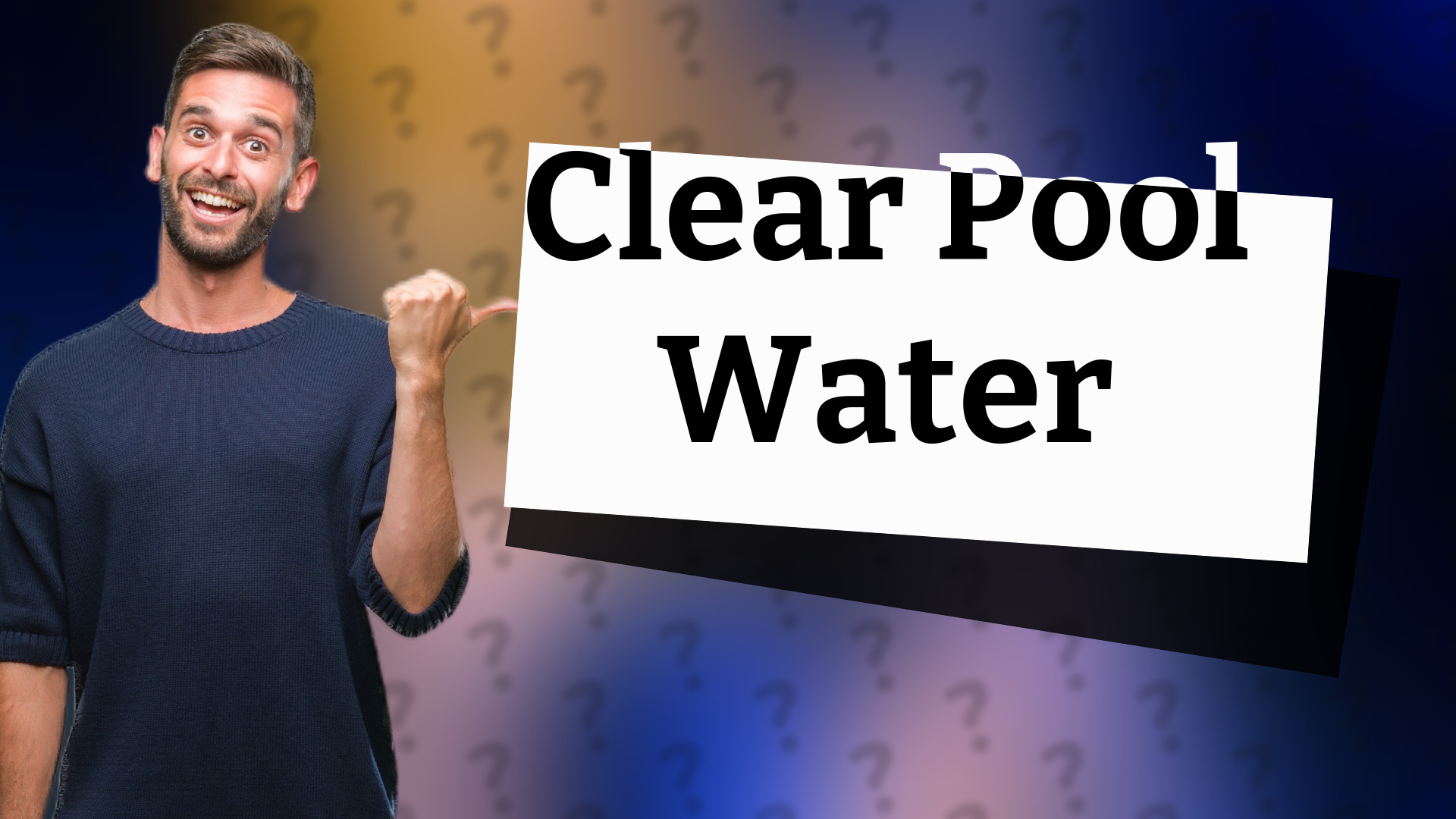 Clear Pool Water