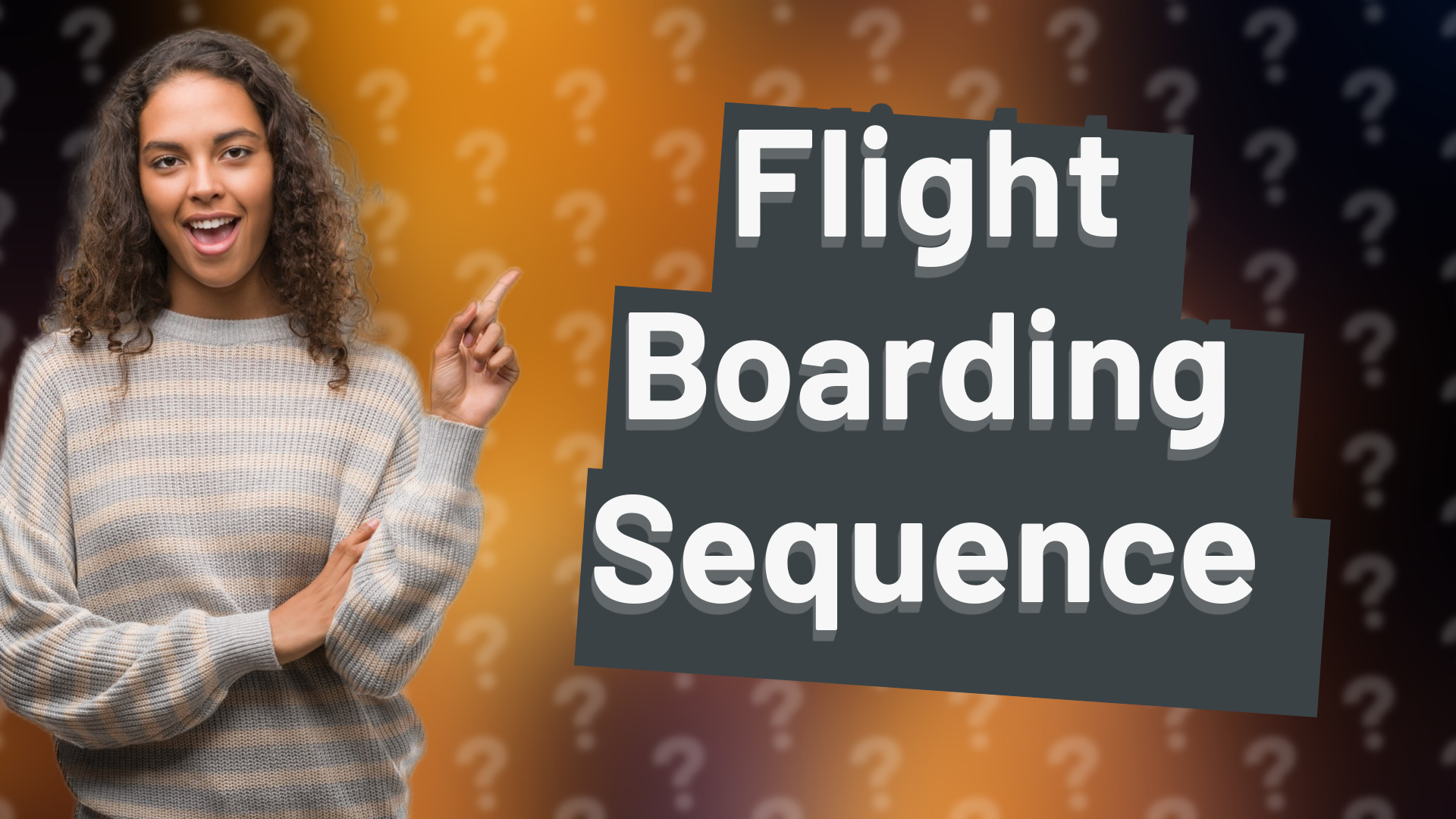 Flight Boarding Sequence