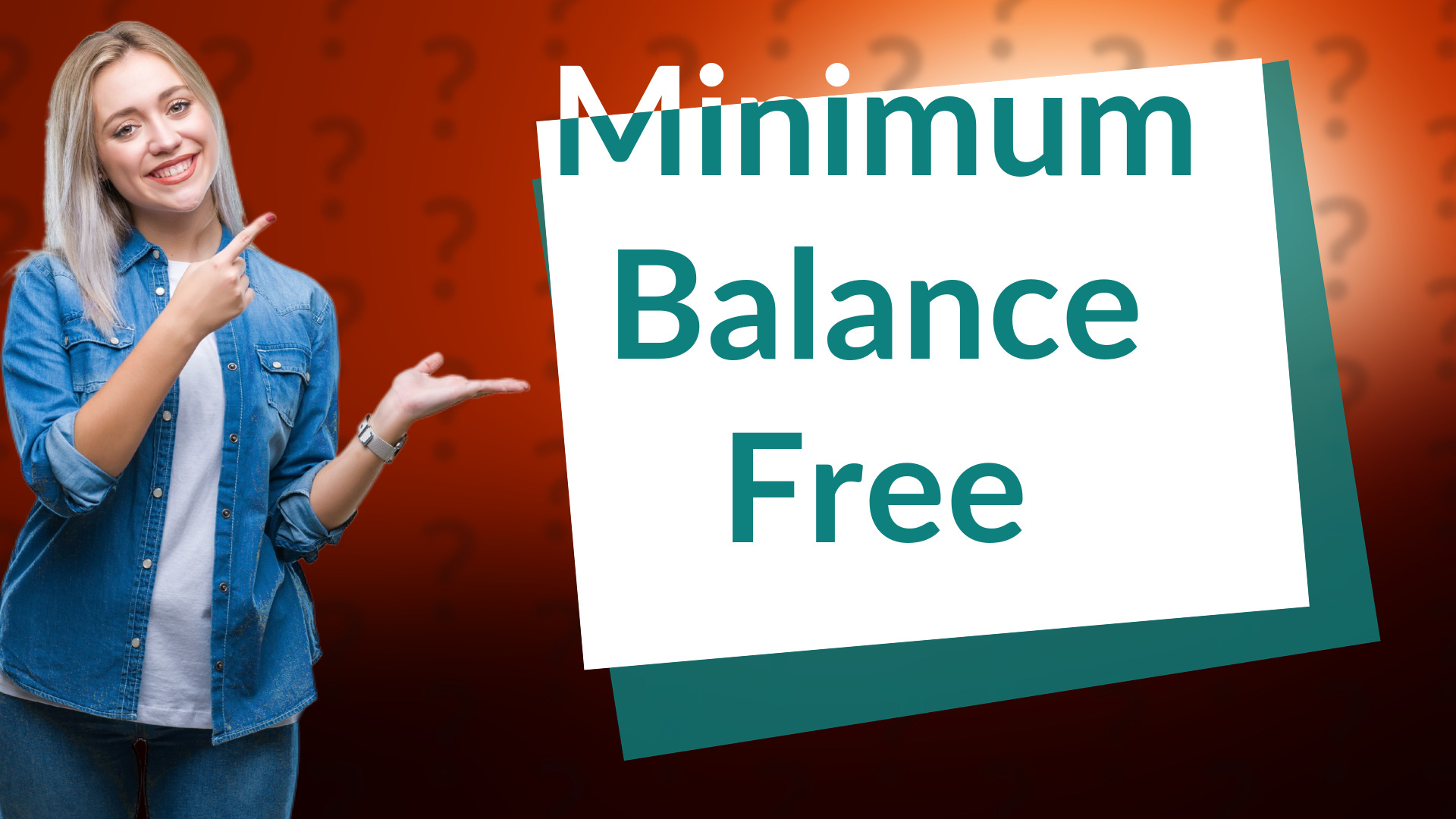 Minimum Balance Free